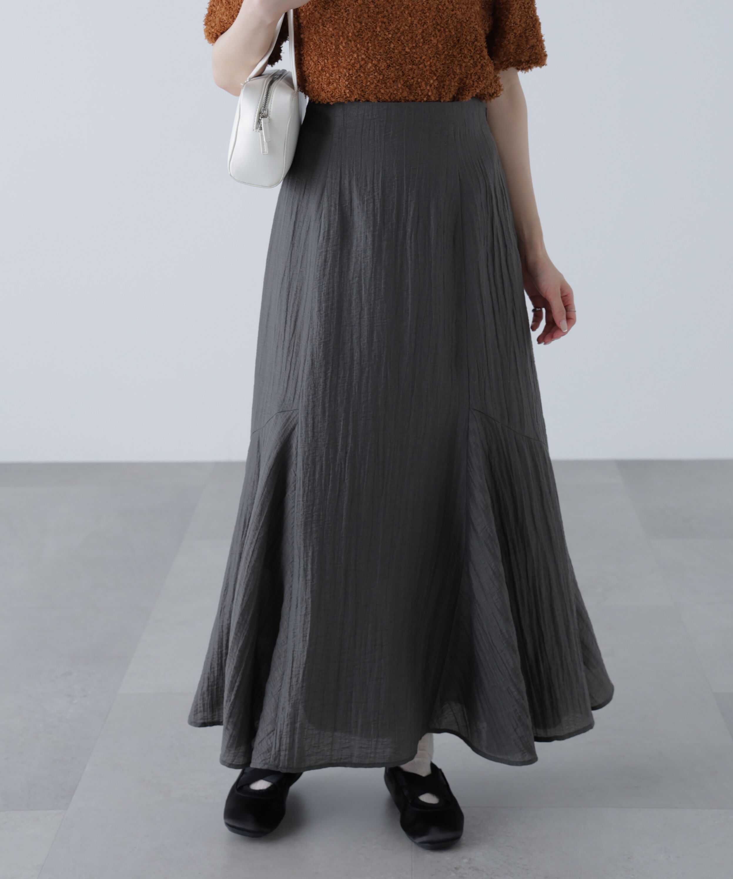  「アソートサイドフレアマーメイドスカート」|スカート|スミ黒