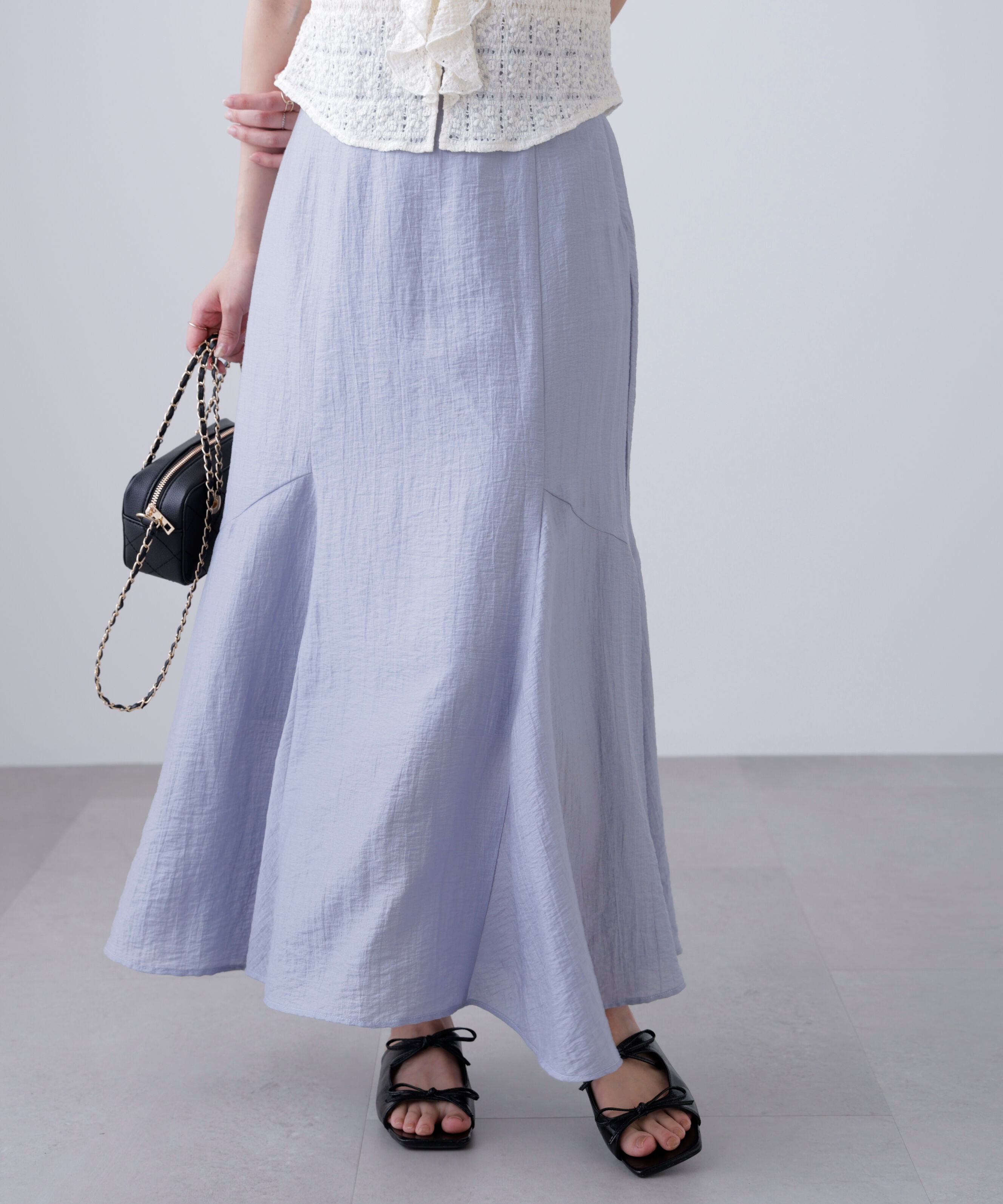  「アソートサイドフレアマーメイドスカート」|スカート|