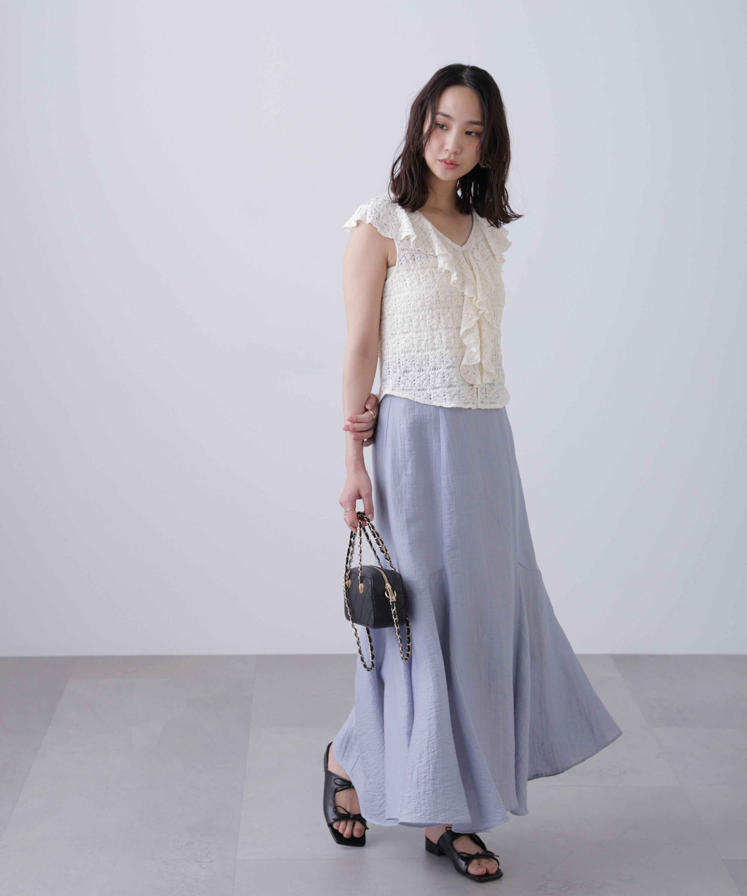  「アソートサイドフレアマーメイドスカート」|スカート|