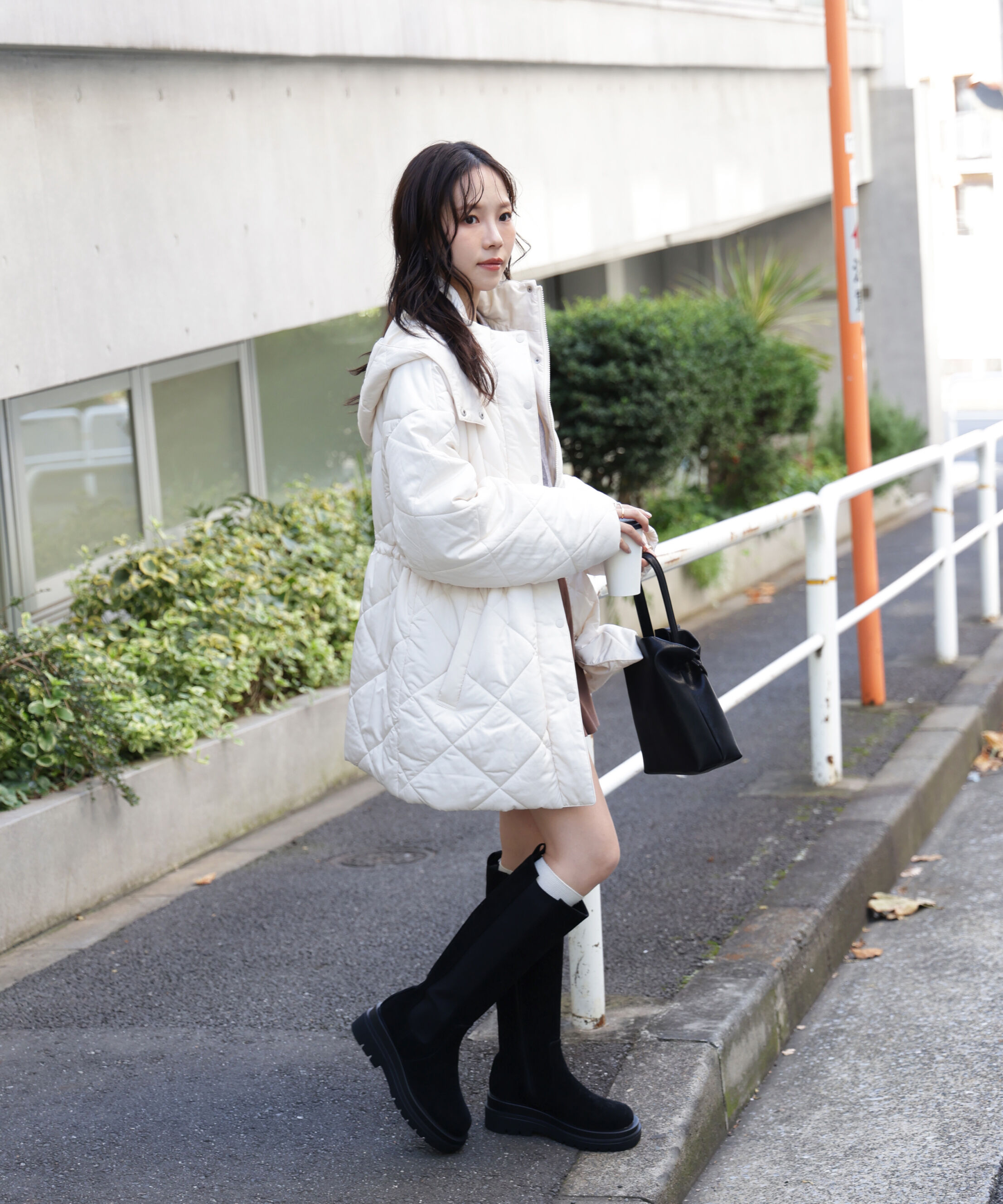  「ウエストドロストキルティングコート」|その他|