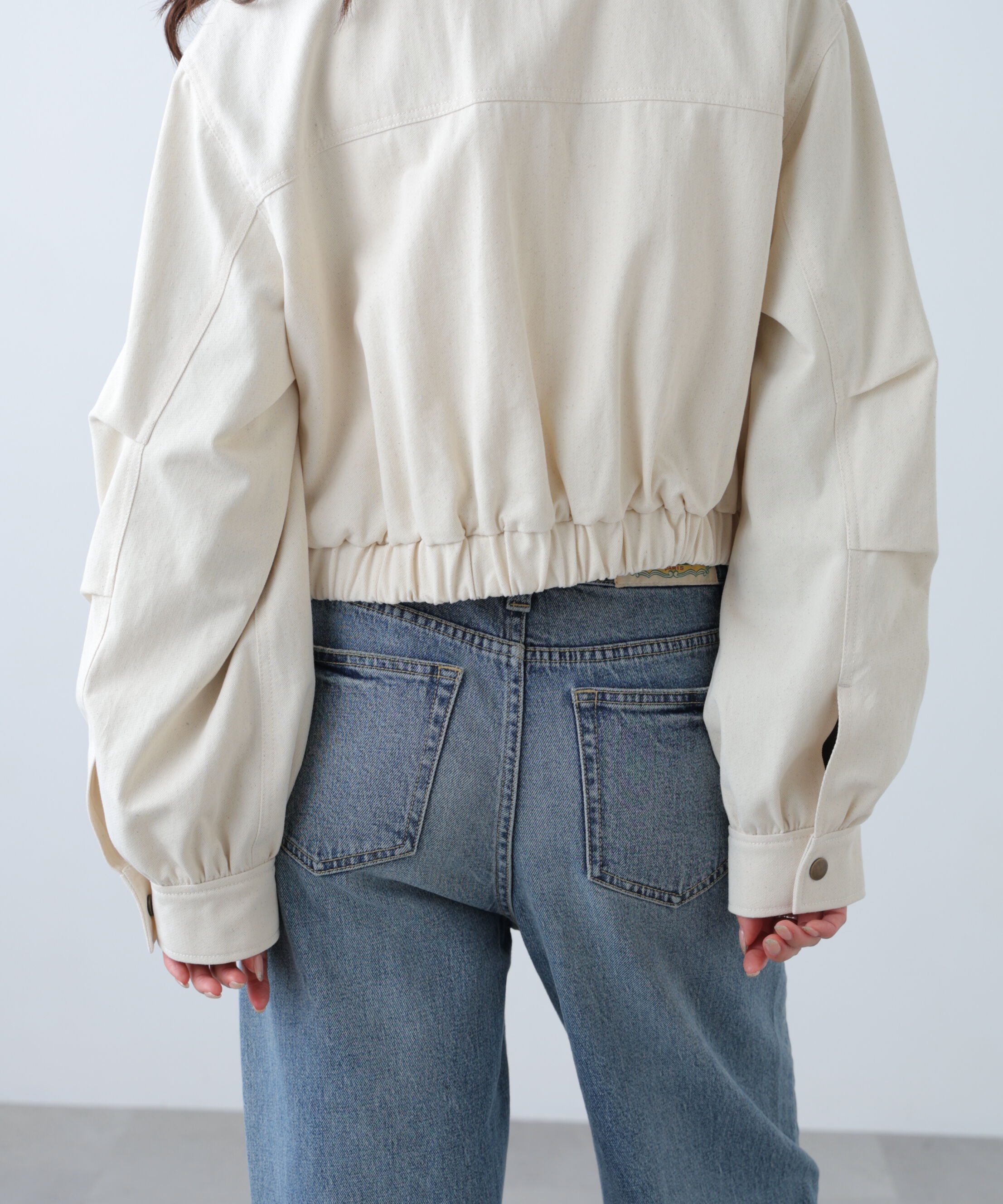  「〈セットアップ対応〉ショート丈ブルゾン」|ブルゾン・スタジャン|