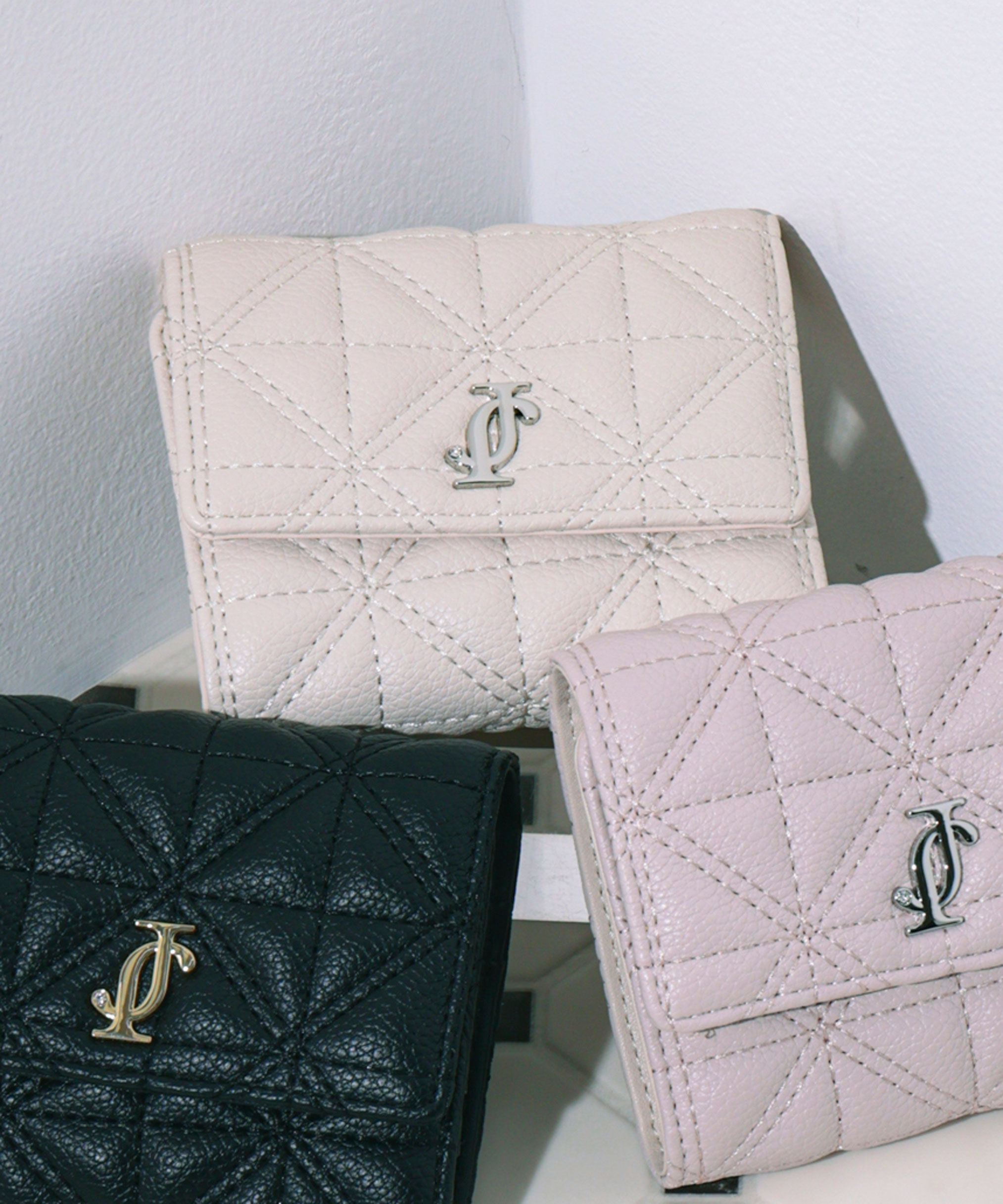  「クロスＪ　キルト三つ折りウォレット」|財布|