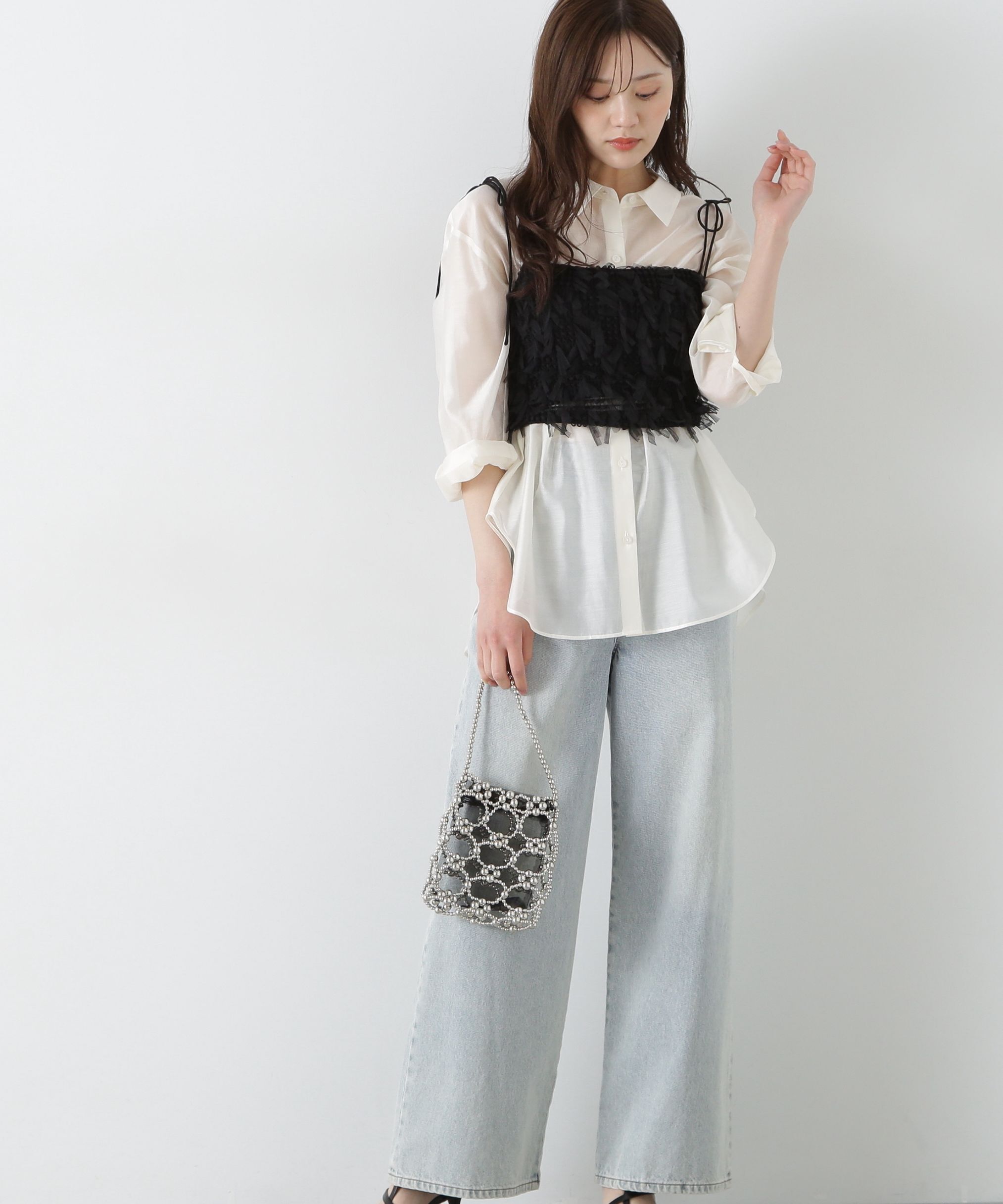 PROPORTION BODY DRESSING「ワイドデニムパンツ」|その他|