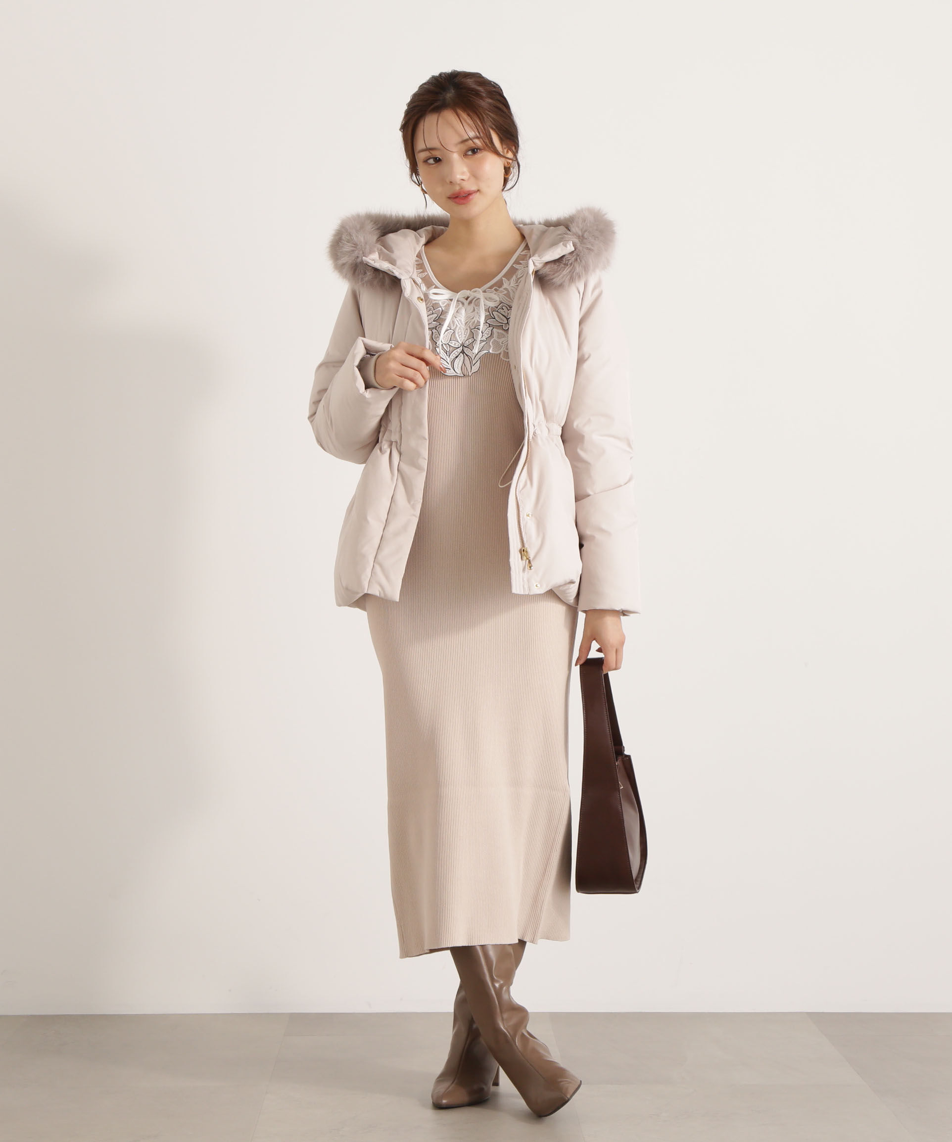 PROPORTION BODY DRESSING「ウエストマークショートダウン 25AW」|ブルゾン・スタジャン|