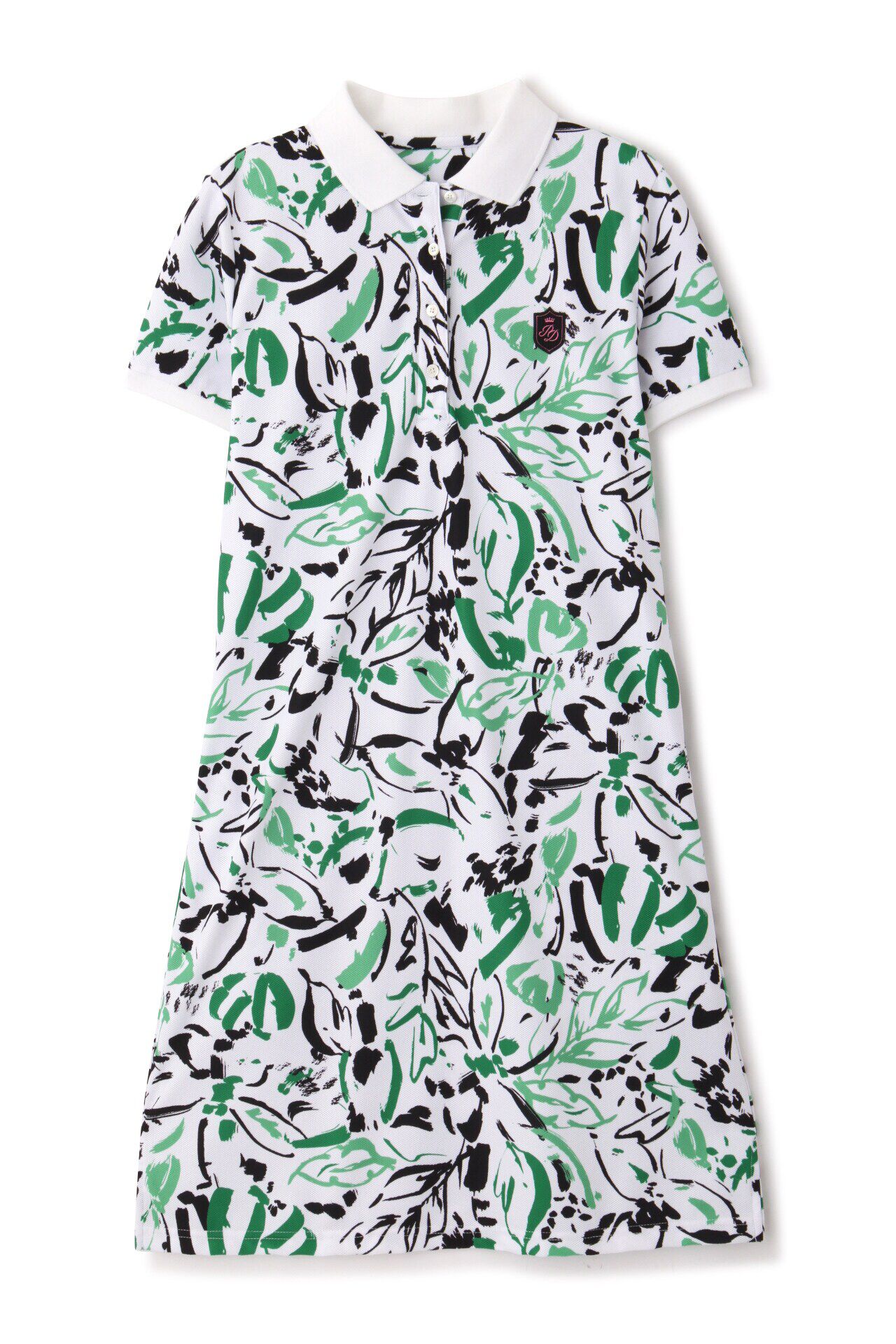  「[PINKY GOLF]オプティカルフラワープリントワンピース」|ワンピース|