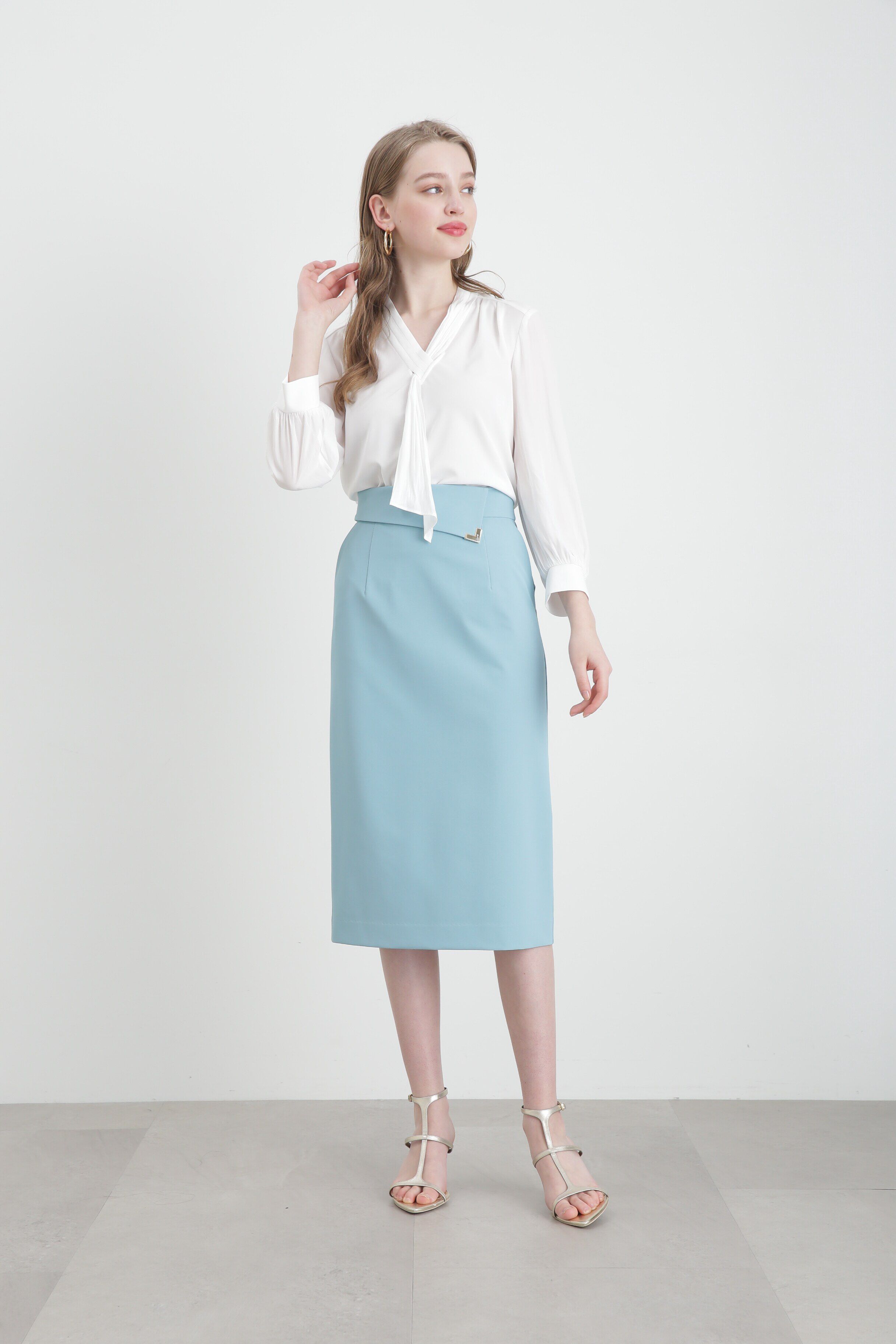  「◆Ｌ字メタルタイトスカート」|スカート|