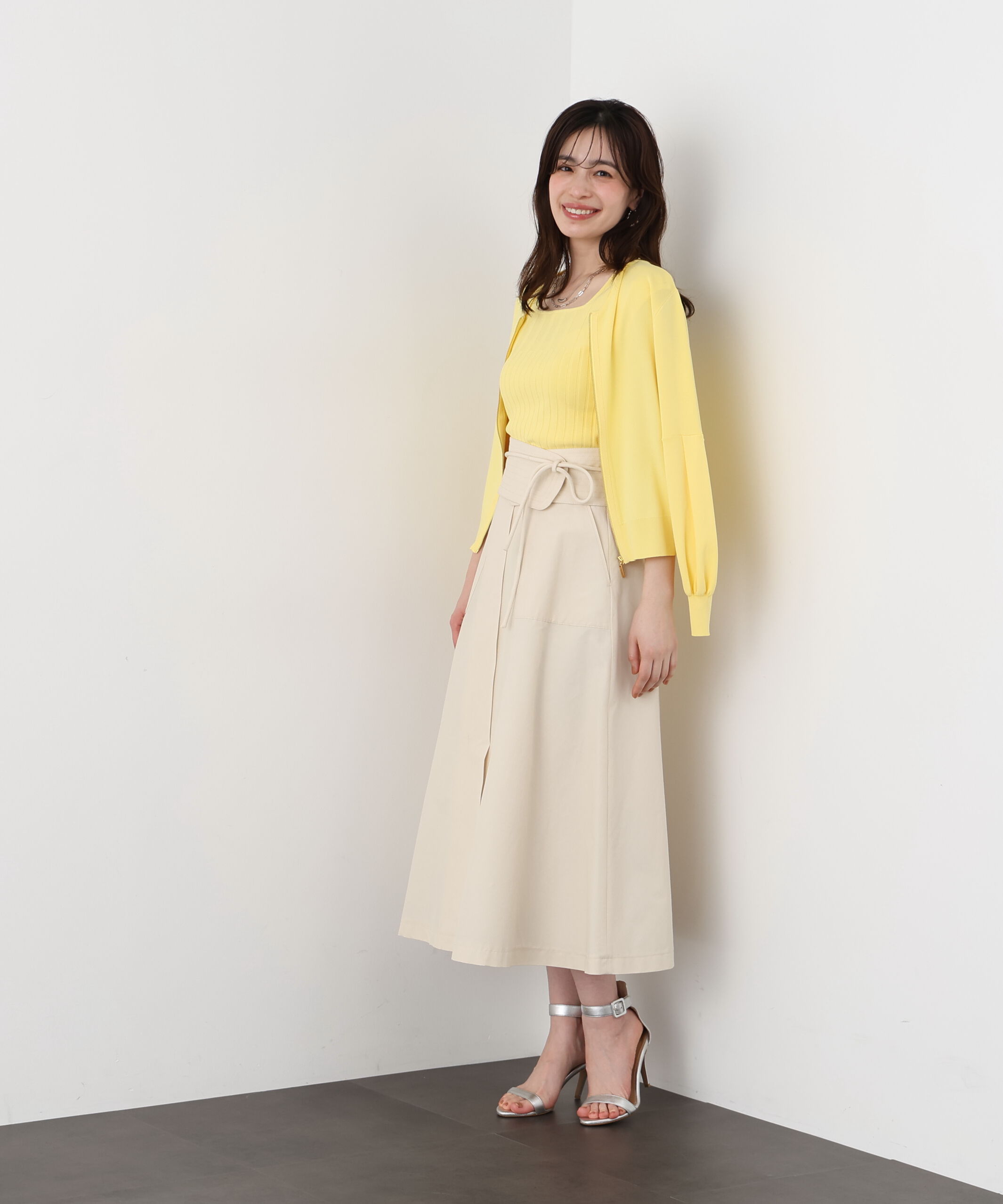  「ジップアップニットブルゾン」|その他|