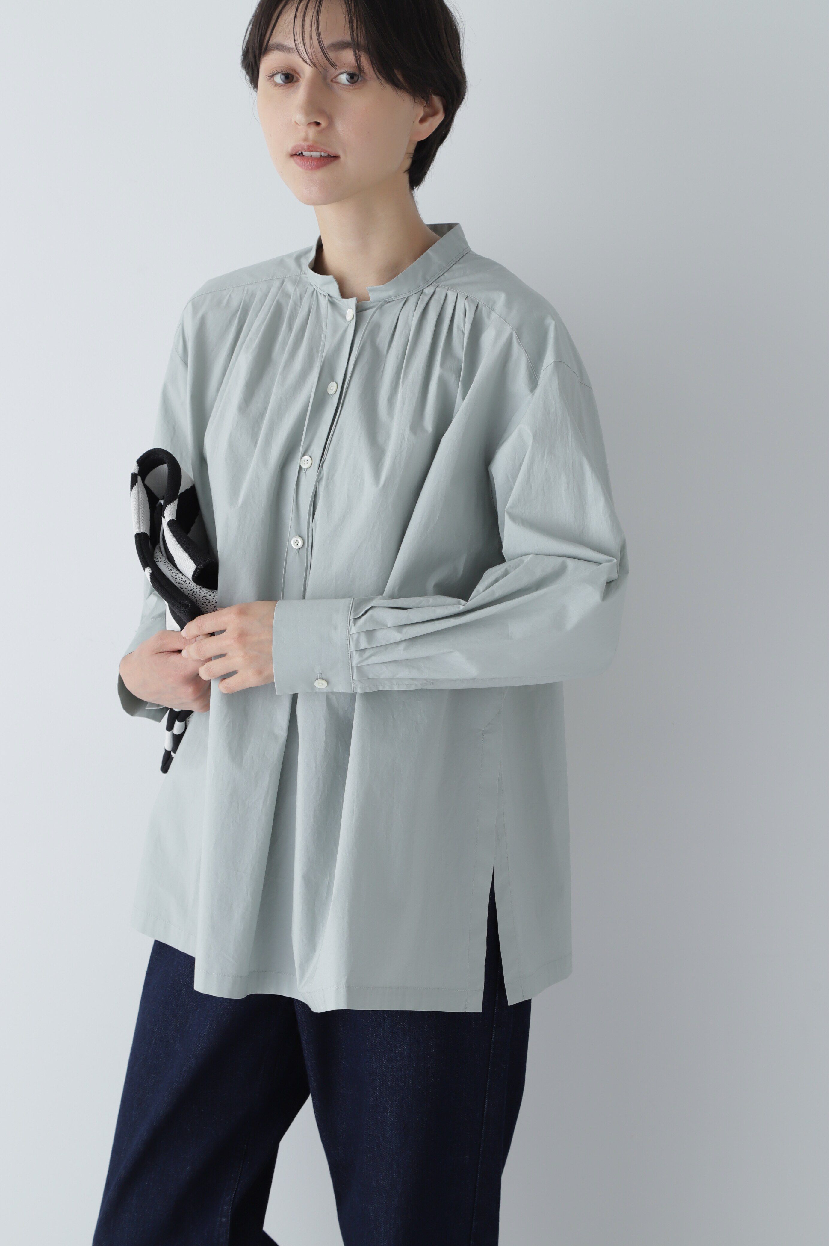  「◆ボリュームブラウス」|シャツ・ブラウス|セージ