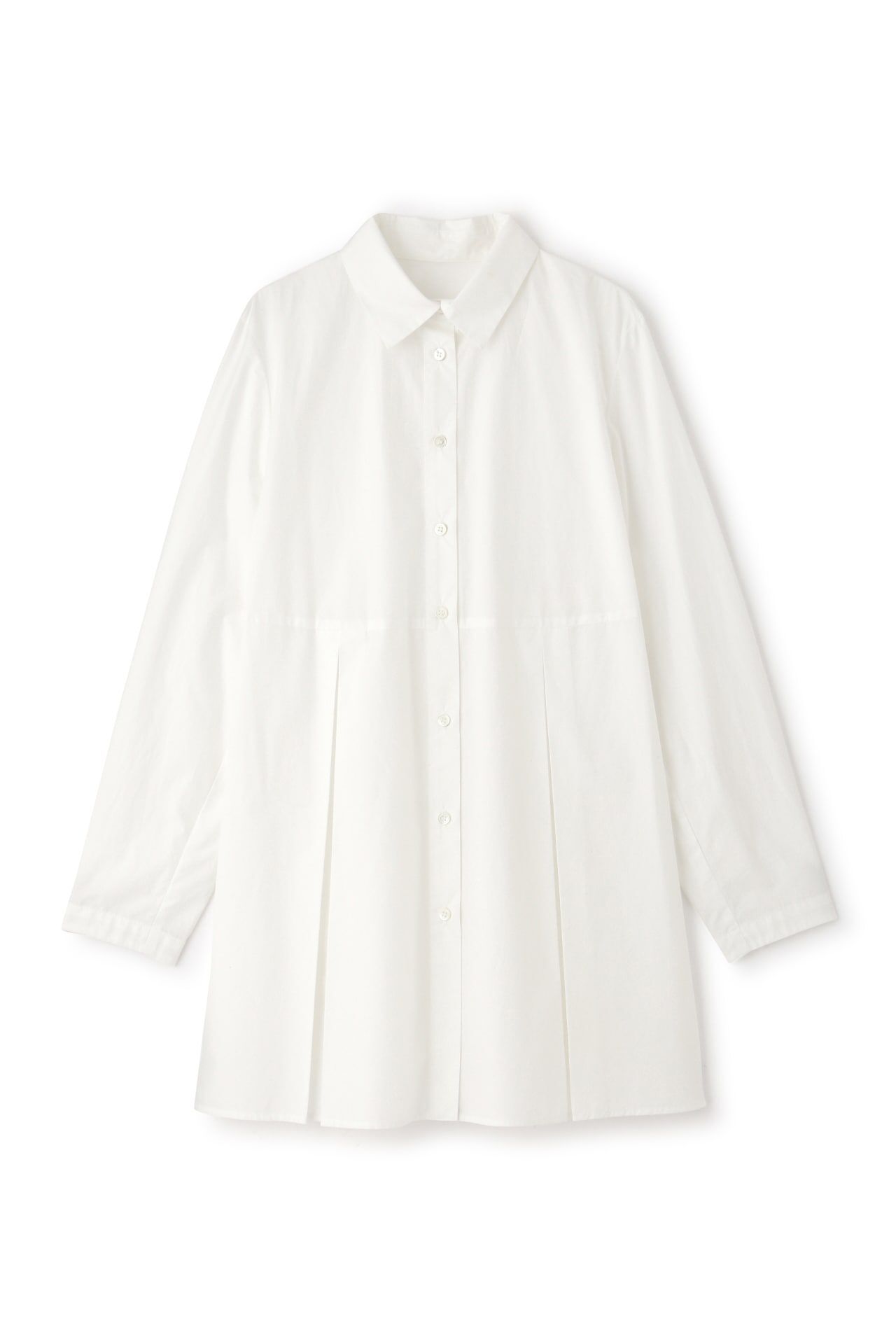  「◆ボックスタックロングブラウス」|シャツ・ブラウス|