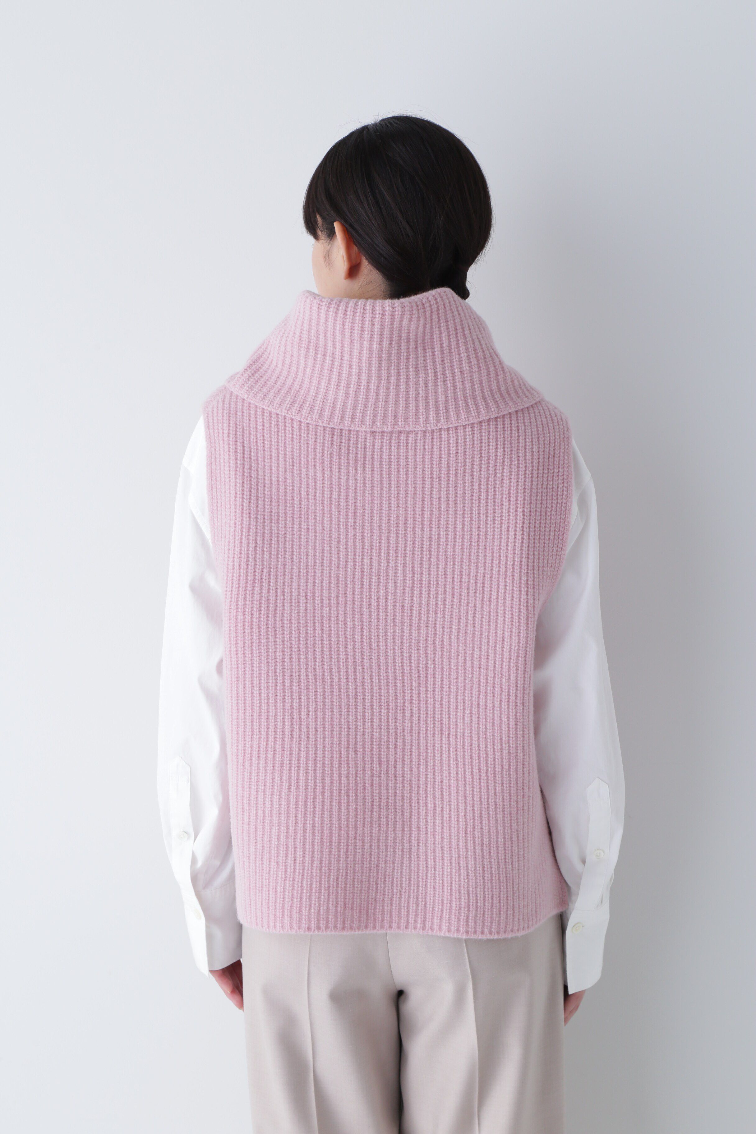  「◆ホールガーメント片畦ニットベスト」|ニット・セーター|