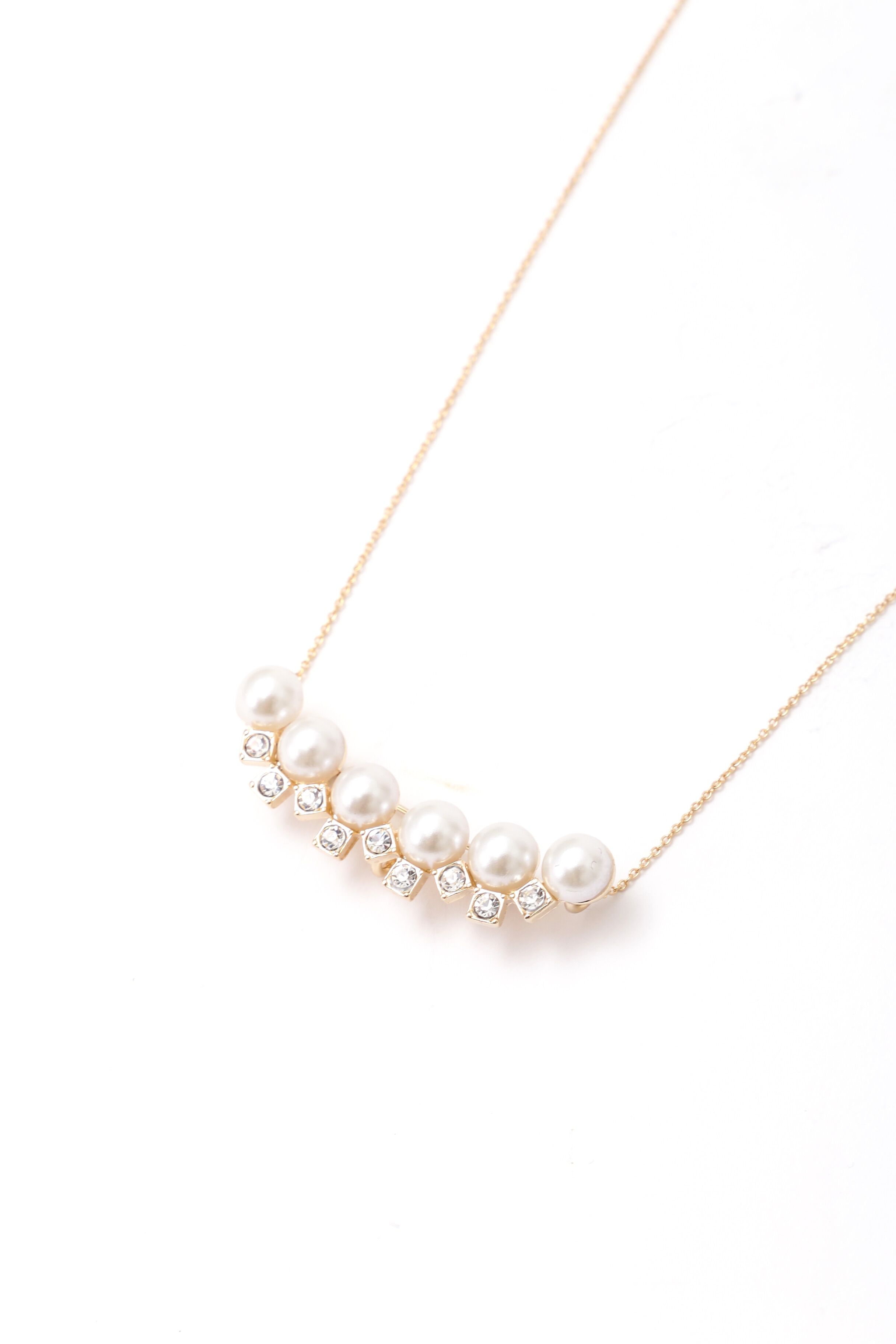  「2wayパール調ネックレス」|ネックレス|