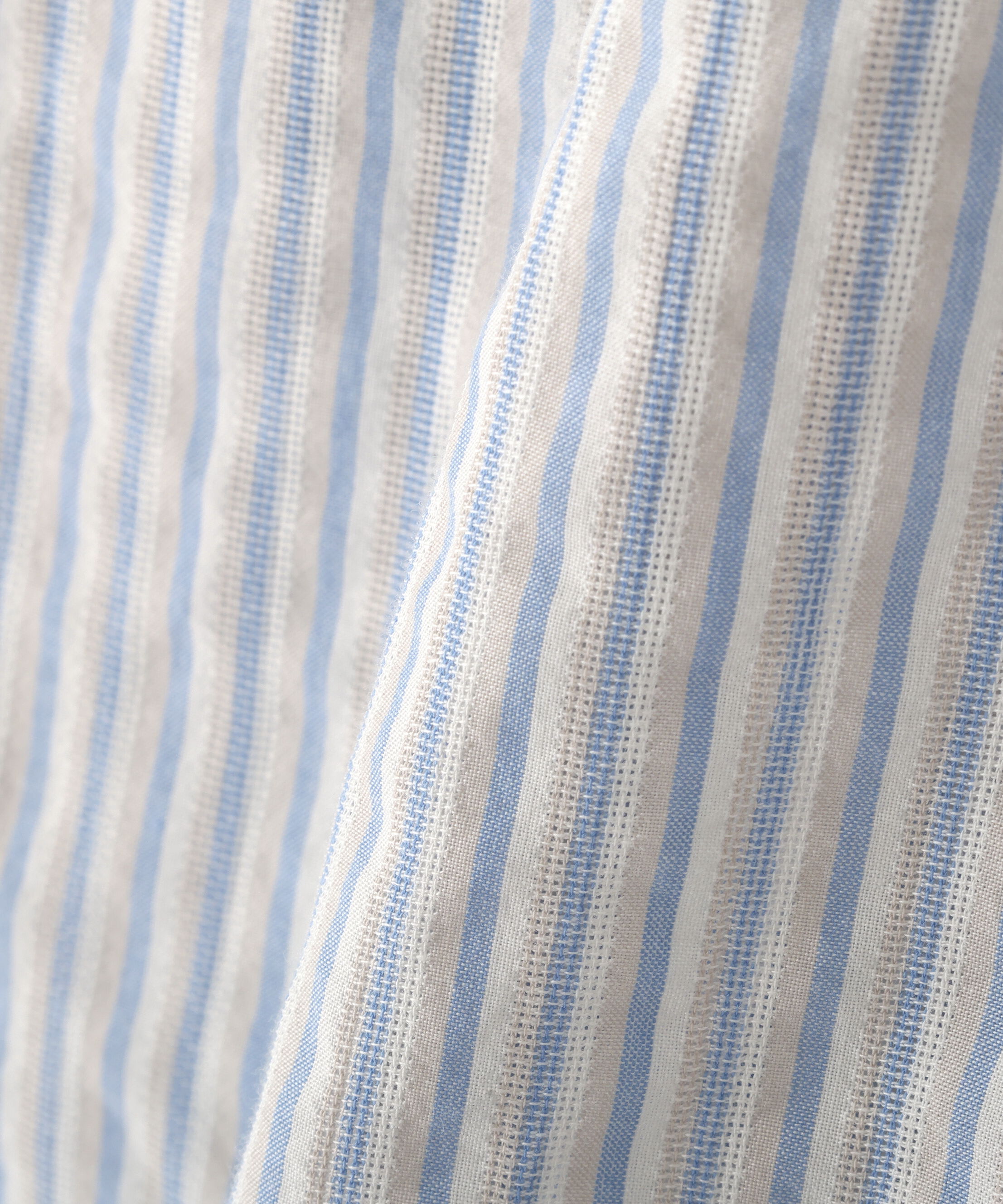  「◆パナマサッカーストライプシャツブラウス」|シャツ・ブラウス|