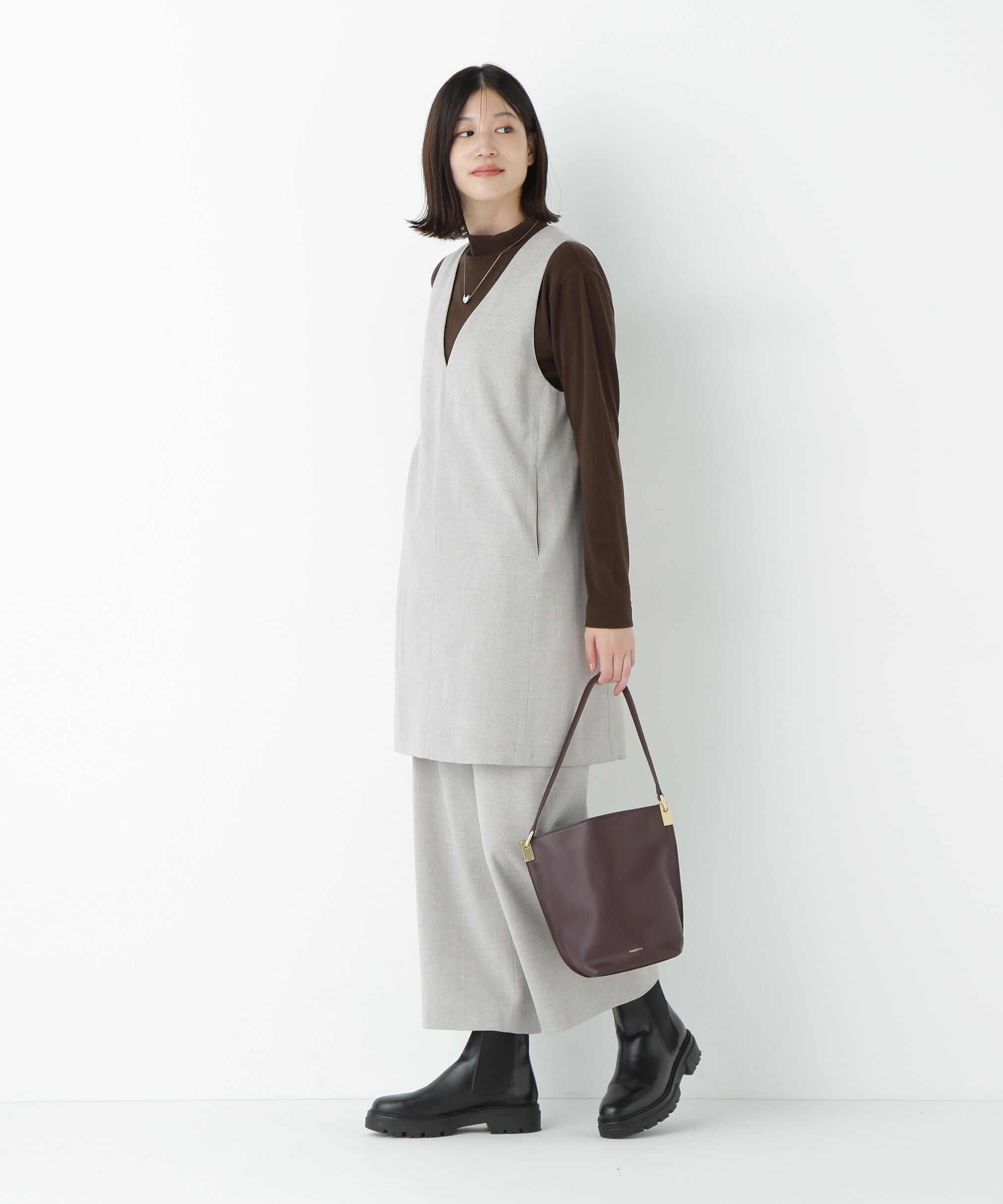  「◆ＴＯＰツイルミディアムジャンパースカート」|ワンピース|