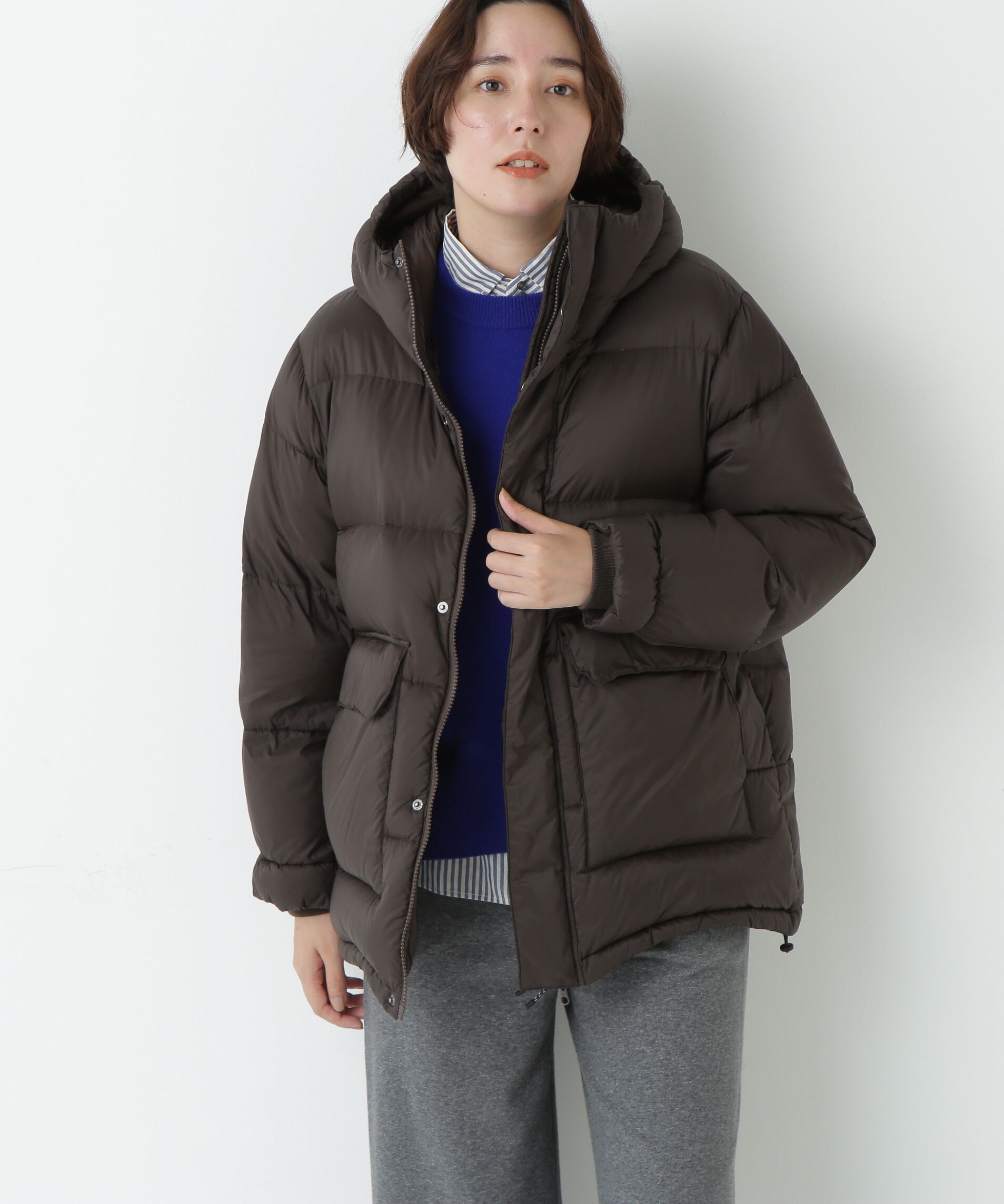  「◆≪ＴＡＩＯＮコラボ】≫ボリュームフードダウンコート」|その他|ダークブラウ