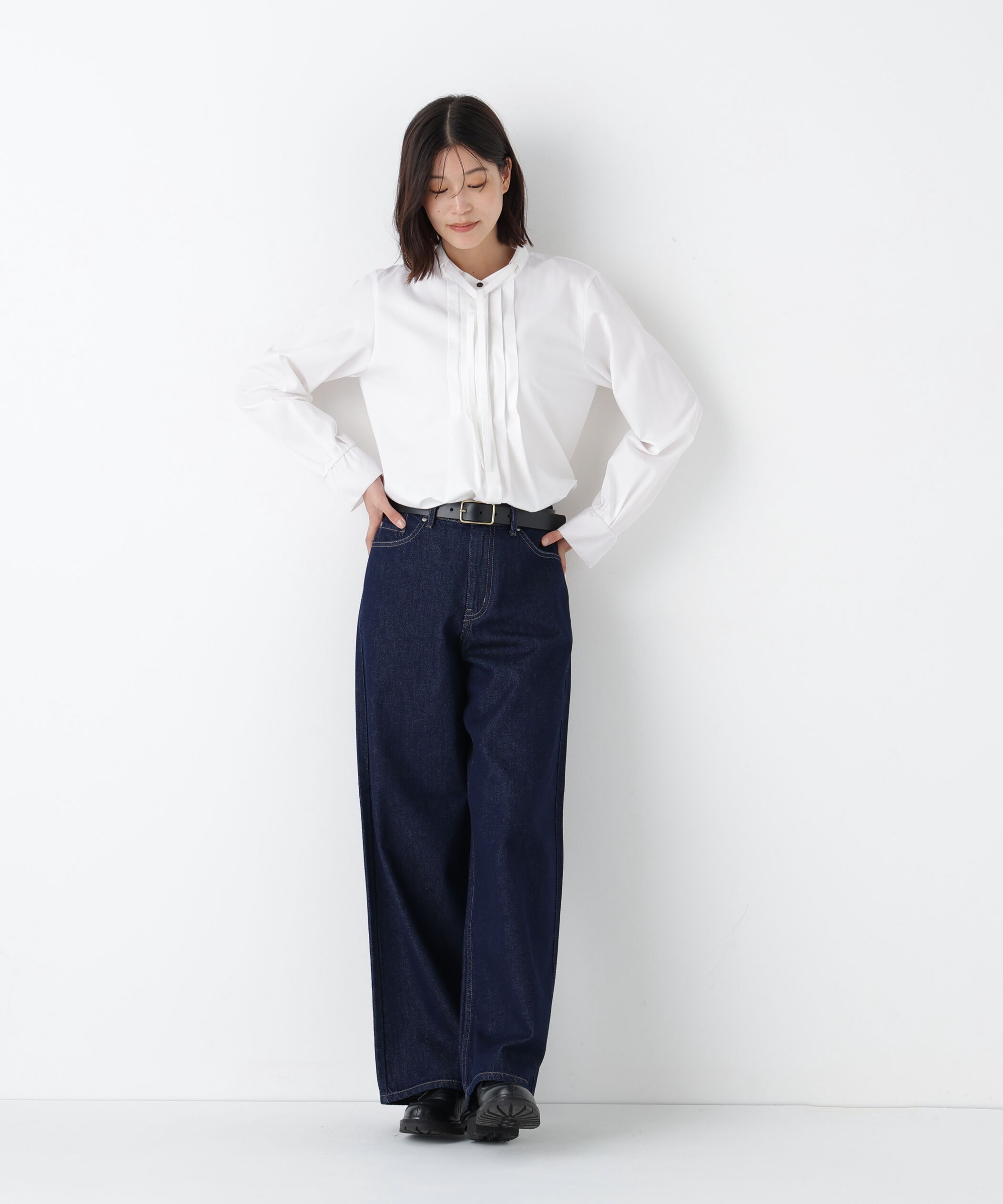  「◆リヨセルブロードタイブラウス」|シャツ・ブラウス|