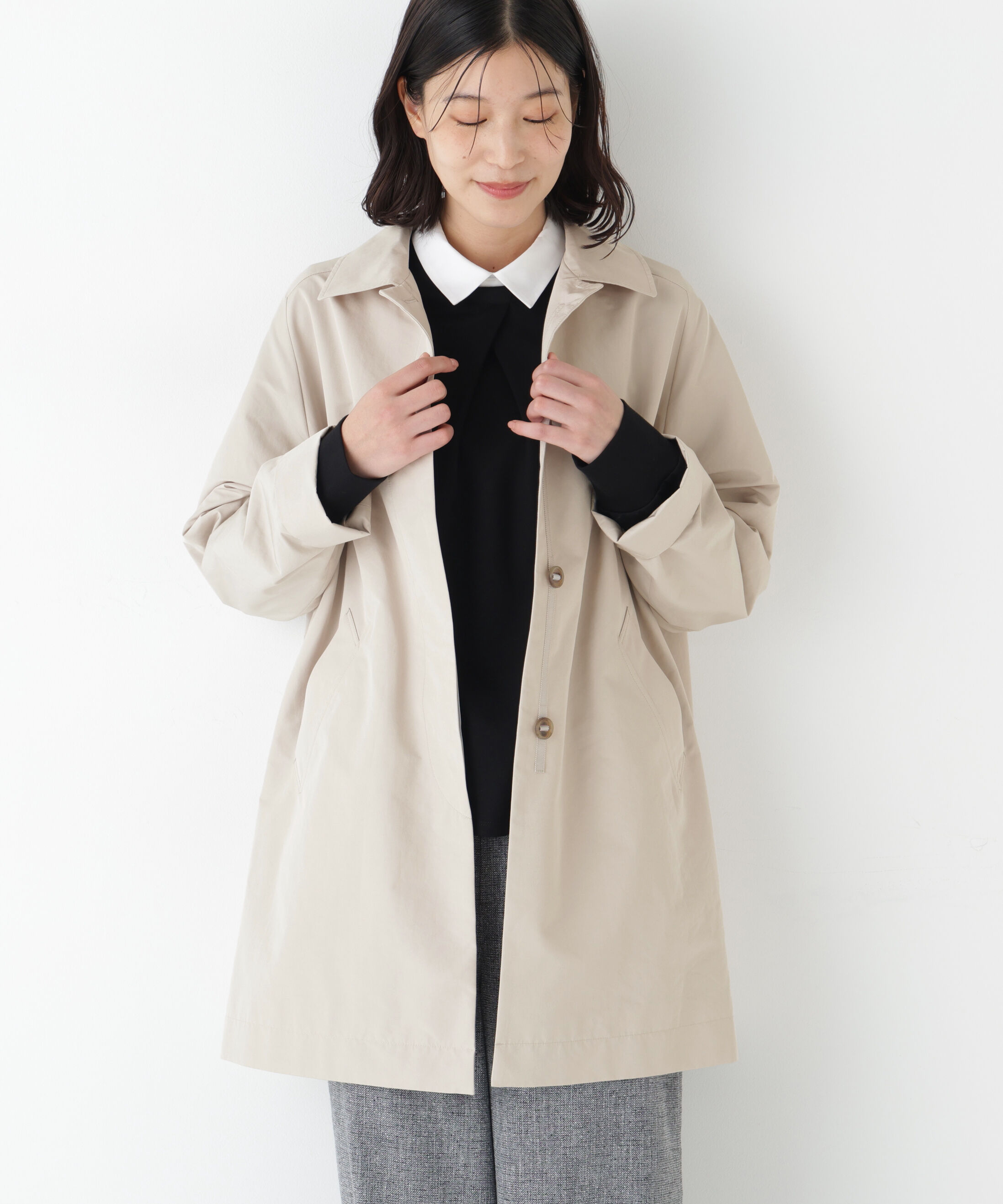  「◆≪弱撥水素材≫弱撥水タフタステンカラーコート」|その他|