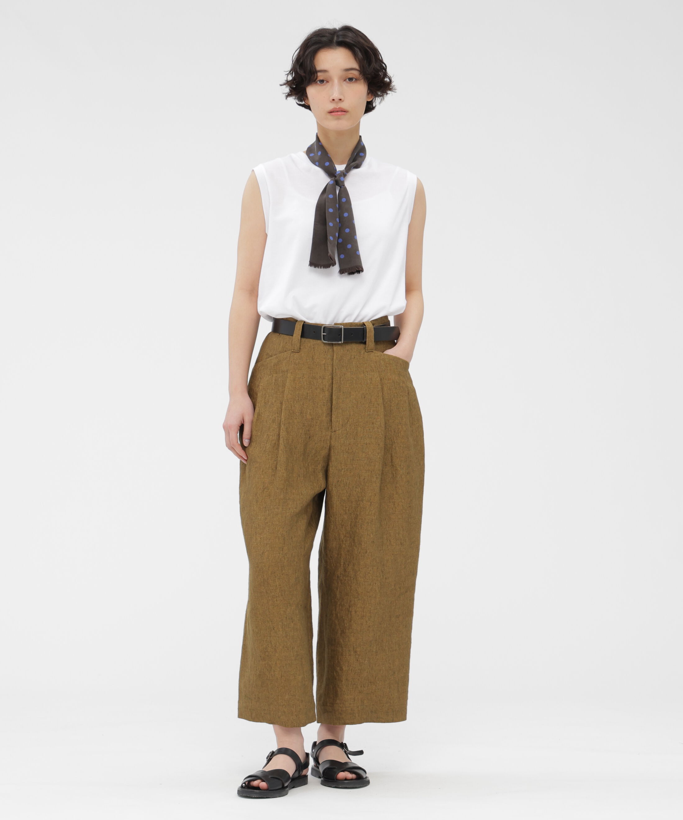  「PLAIN COTTON JERSEY TOP」|Tシャツ・カットソー|