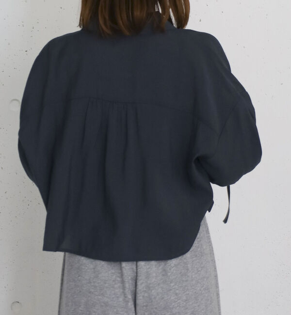 archives「ドロストスリーブショートシャツ」|シャツ・ブラウス|