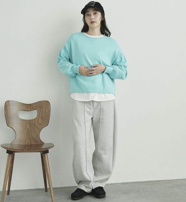 Doux archives「カーリングボートネックニットプルオーバー」|ニット・セーター|