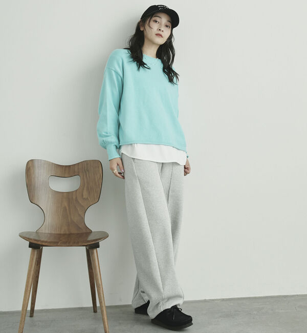 Doux archives「カーリングボートネックニットプルオーバー」|ニット・セーター|