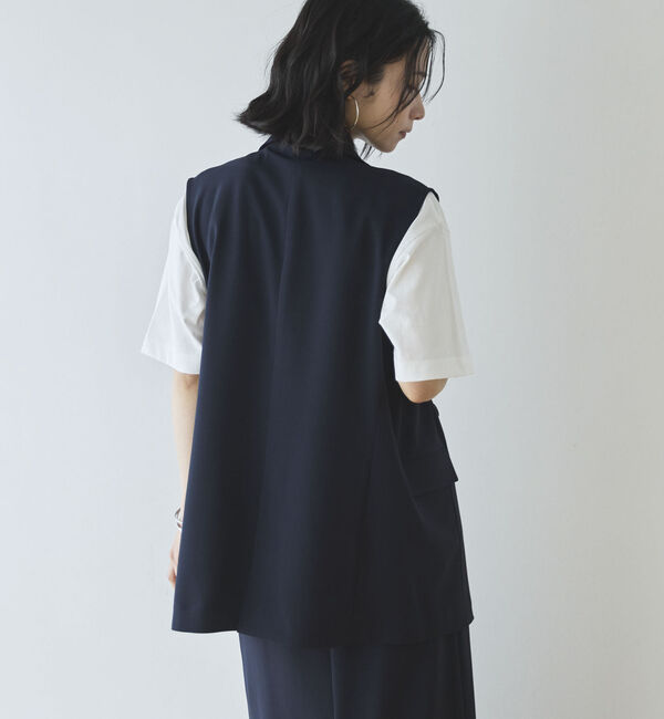 Doux archives「【多機能麻調合繊】テーラードジレ」|その他|