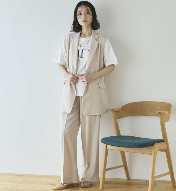 Doux archives「【多機能麻調合繊】テーラードジレ」|その他|