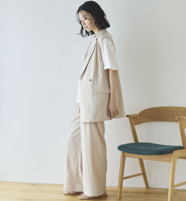 Doux archives「【多機能麻調合繊】テーラードジレ」|その他|