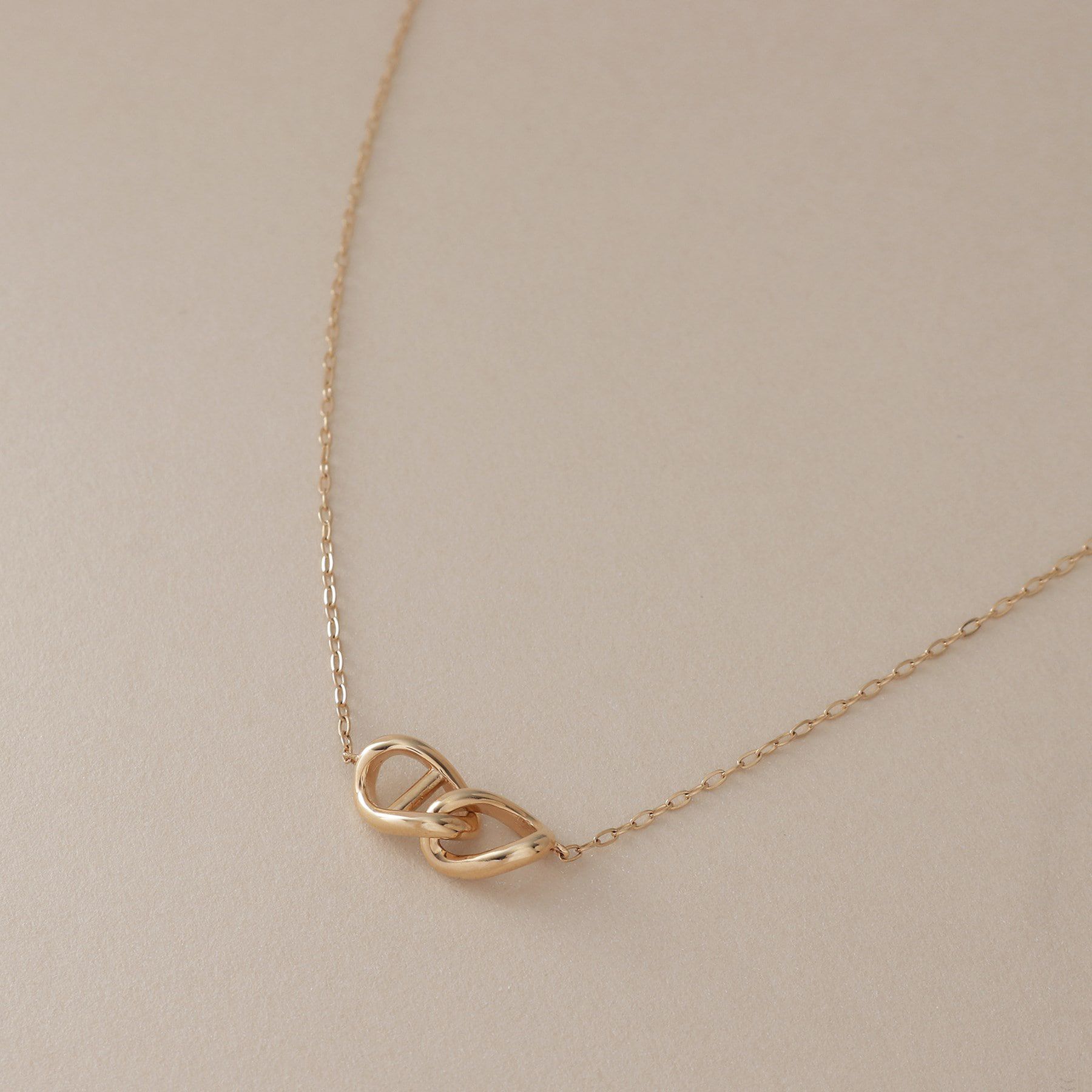 COCOSHNIK「K10マリンモチーフダブル ネックレス」|ネックレス|