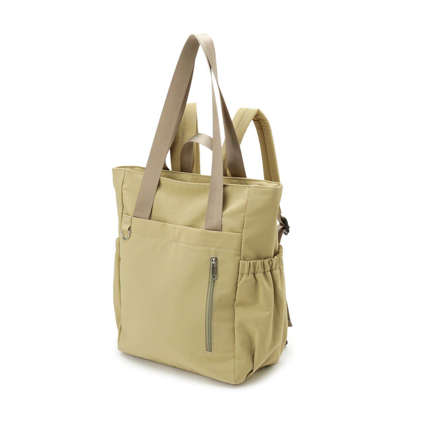 SHOO･LA･RUE「【撥水/2WAY/キャリーオン】トートにもなる スクエアリュック」|リュック|