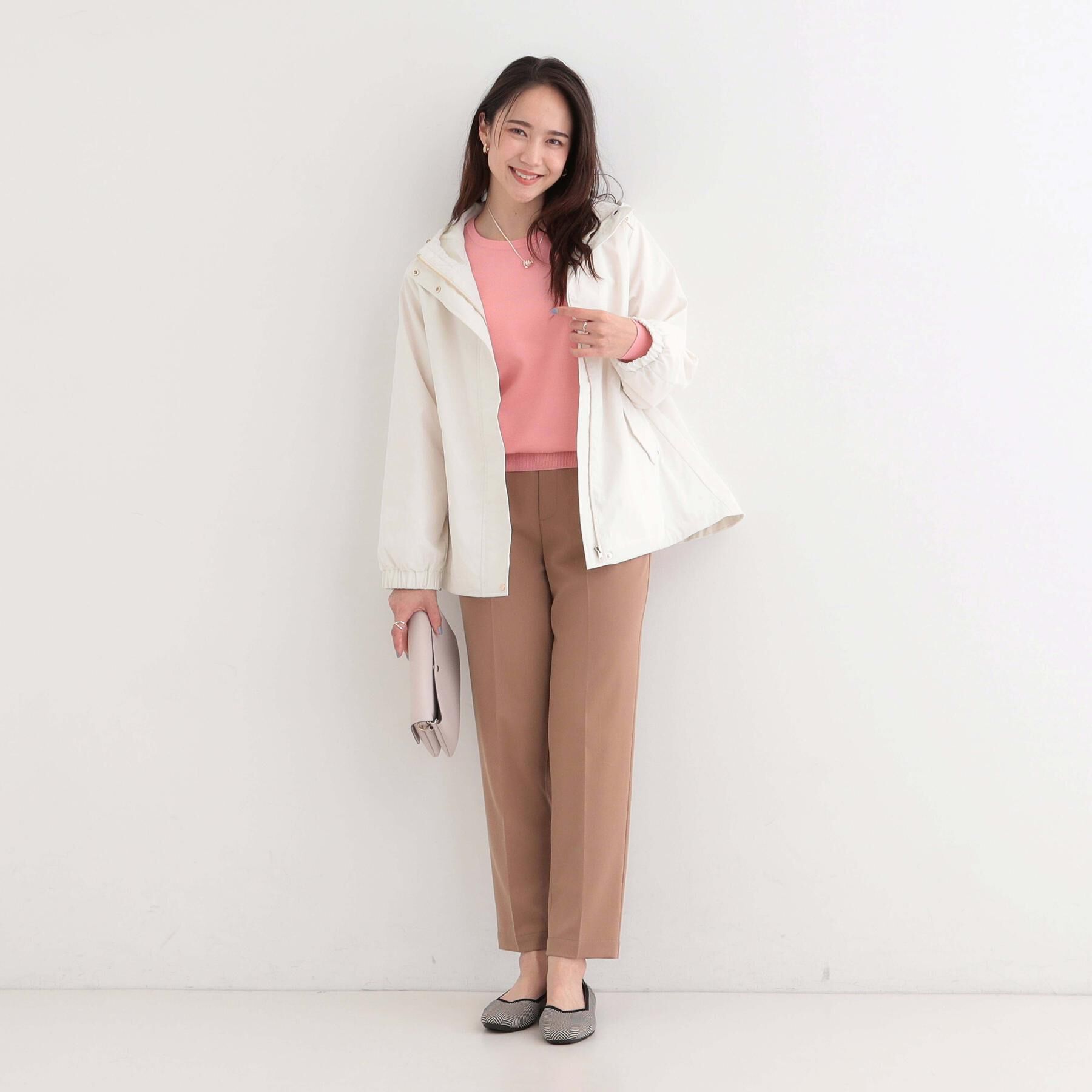 SHOO･LA･RUE「【洗濯機可/S-LL】ベルト風デザインがアクセント きれい見えテーパードパンツ」|その他|