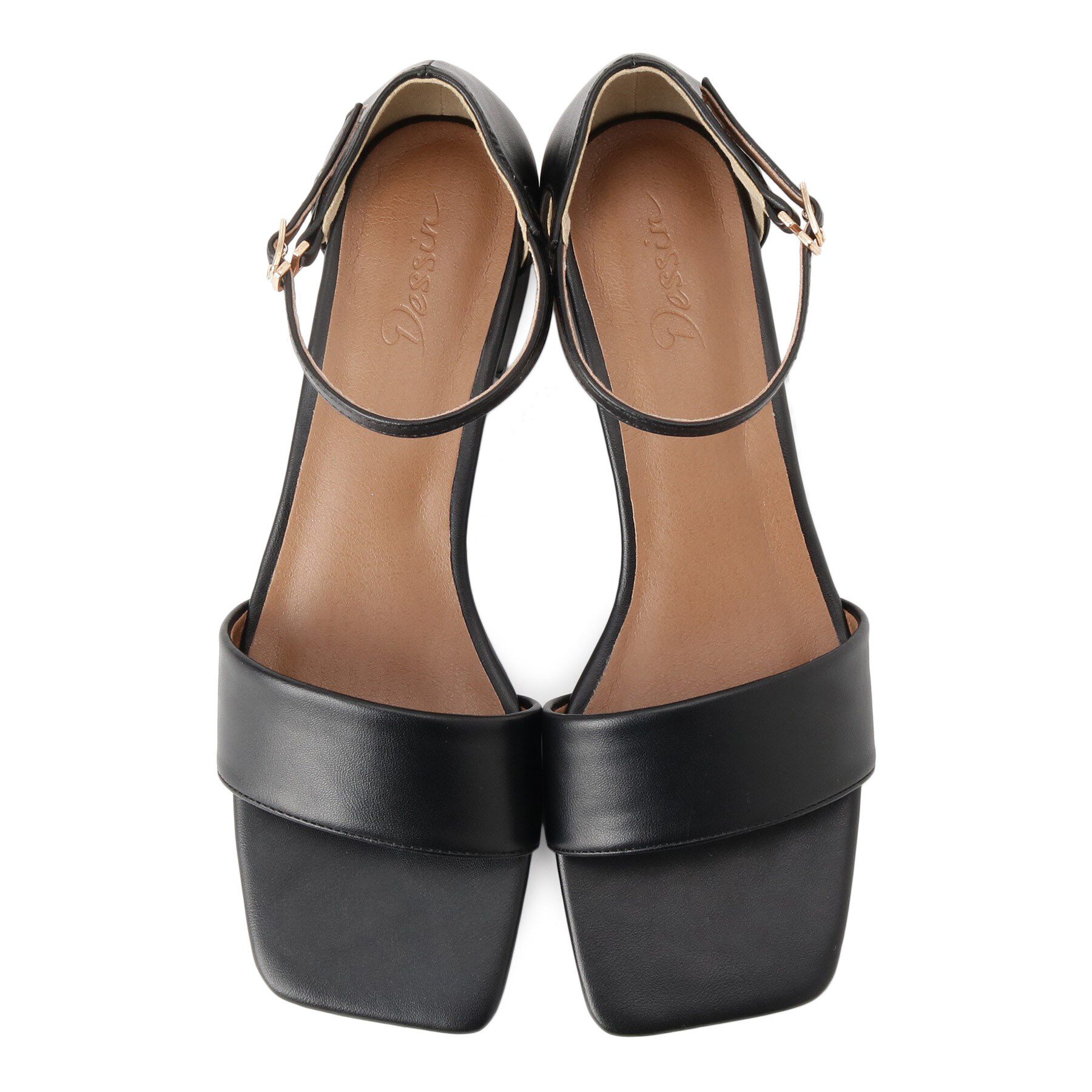 Dessin「スクエアトゥストラップサンダル」|サンダル|