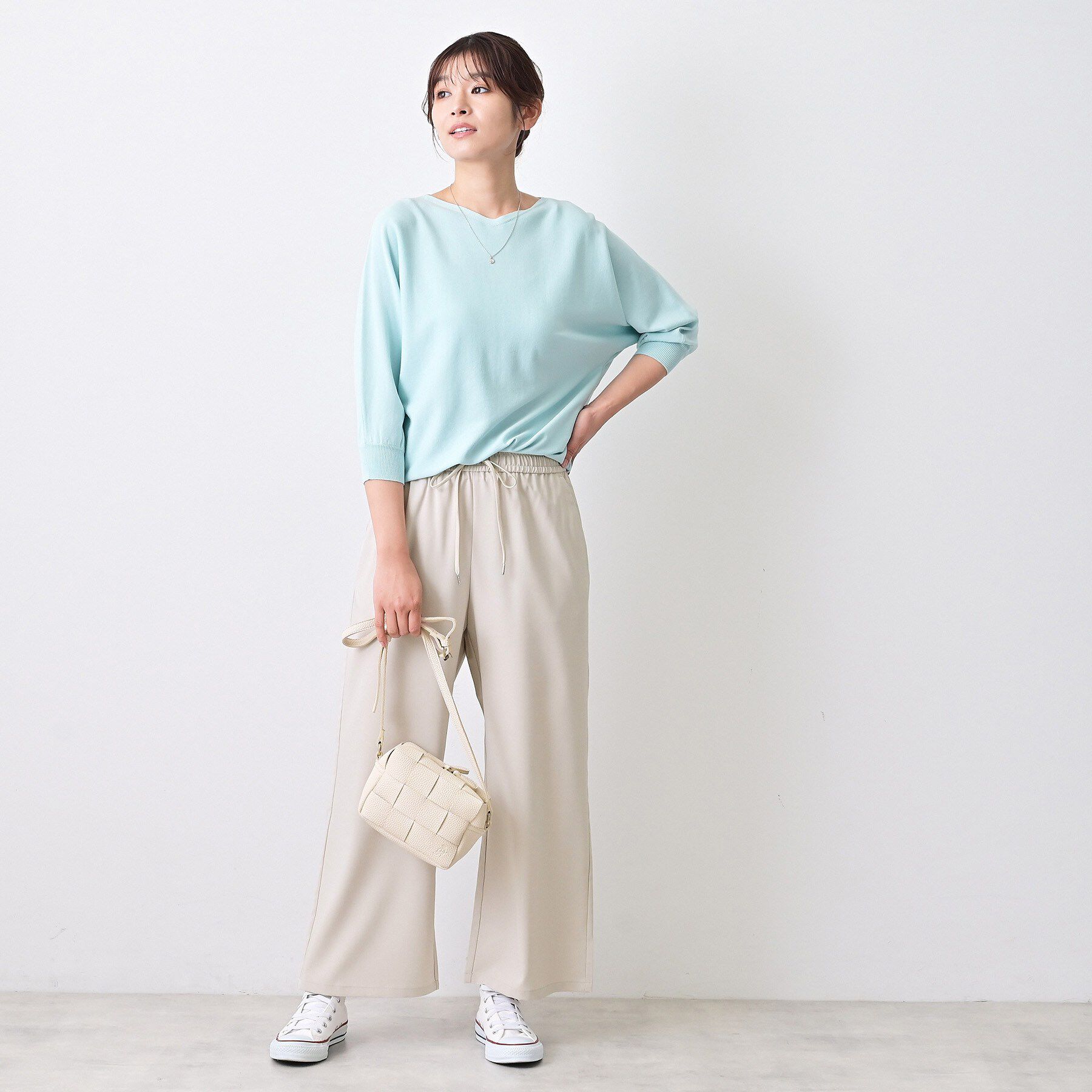 Dessin「【セットアップ可/洗える】ストレッチセミワイドパンツ」|その他|