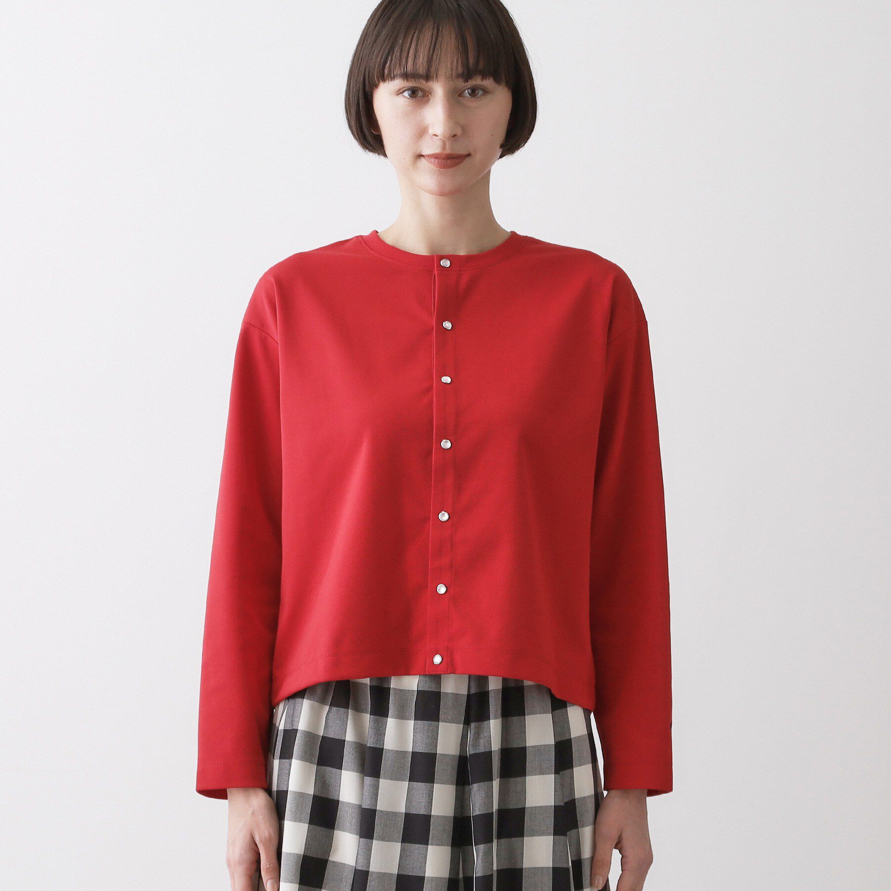 Dessin「【洗える】スナップボタンカーディガン」|カーディガン|