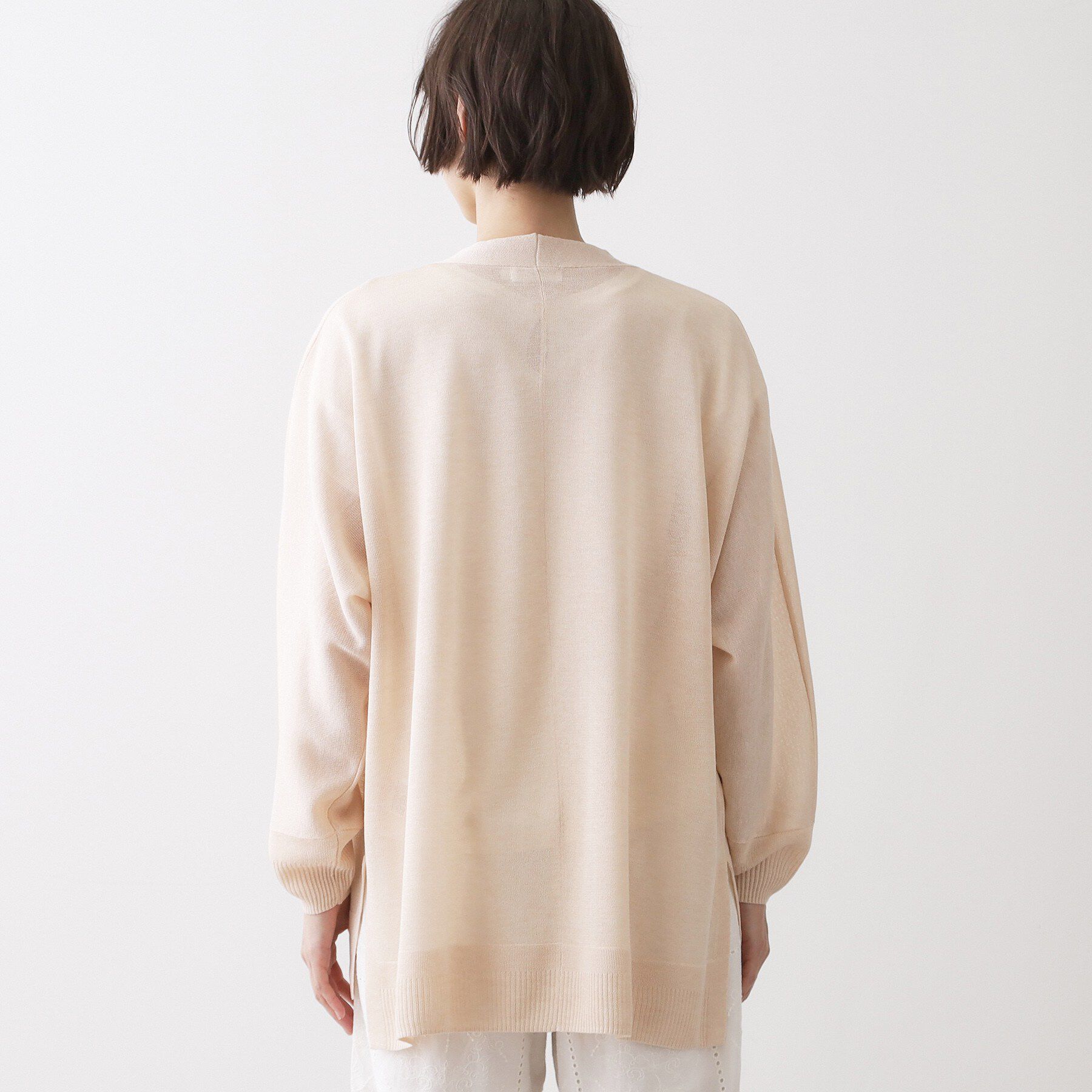 Dessin「【洗える】ミドル丈シアーカーディガン」|カーディガン|