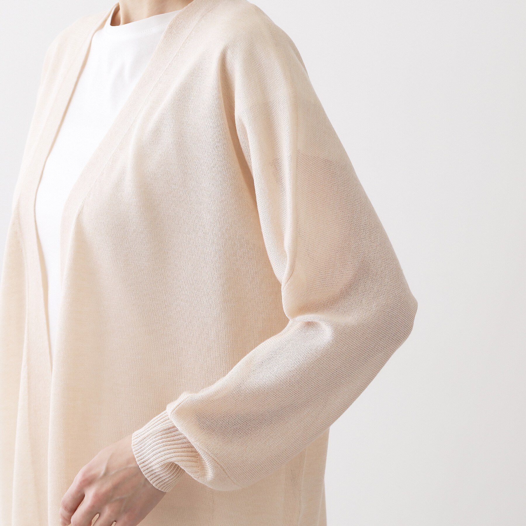 Dessin「【洗える】ミドル丈シアーカーディガン」|カーディガン|