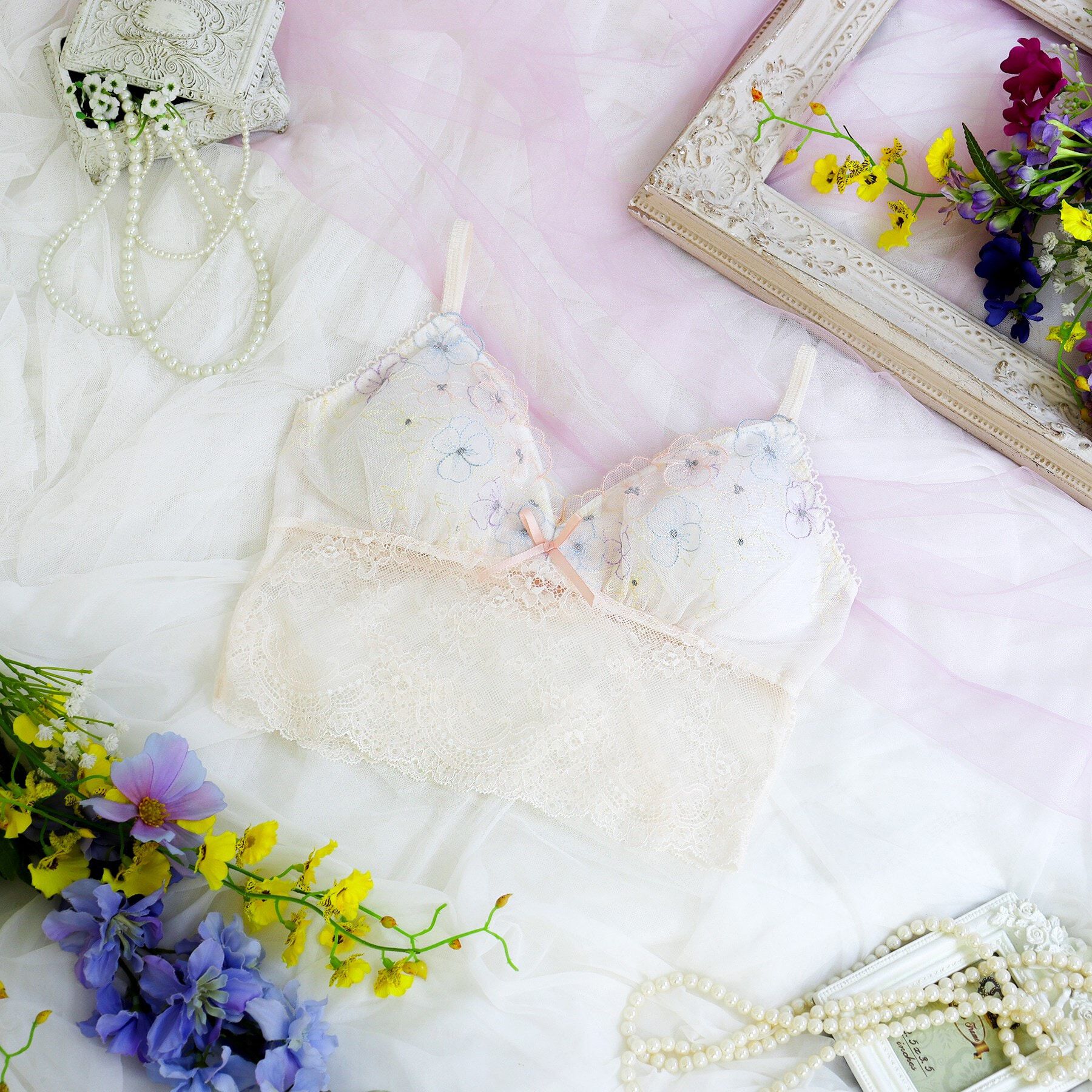 Risa Magli「フィオラ ブラレット」|インナー|クリーム(050)