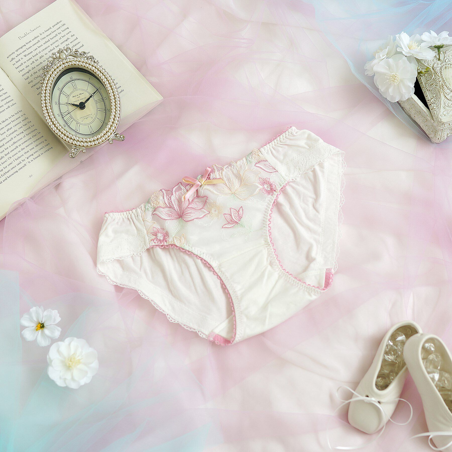 Risa Magli「ウラリー サニタリーショーツ」|インナー|ピンク(071)