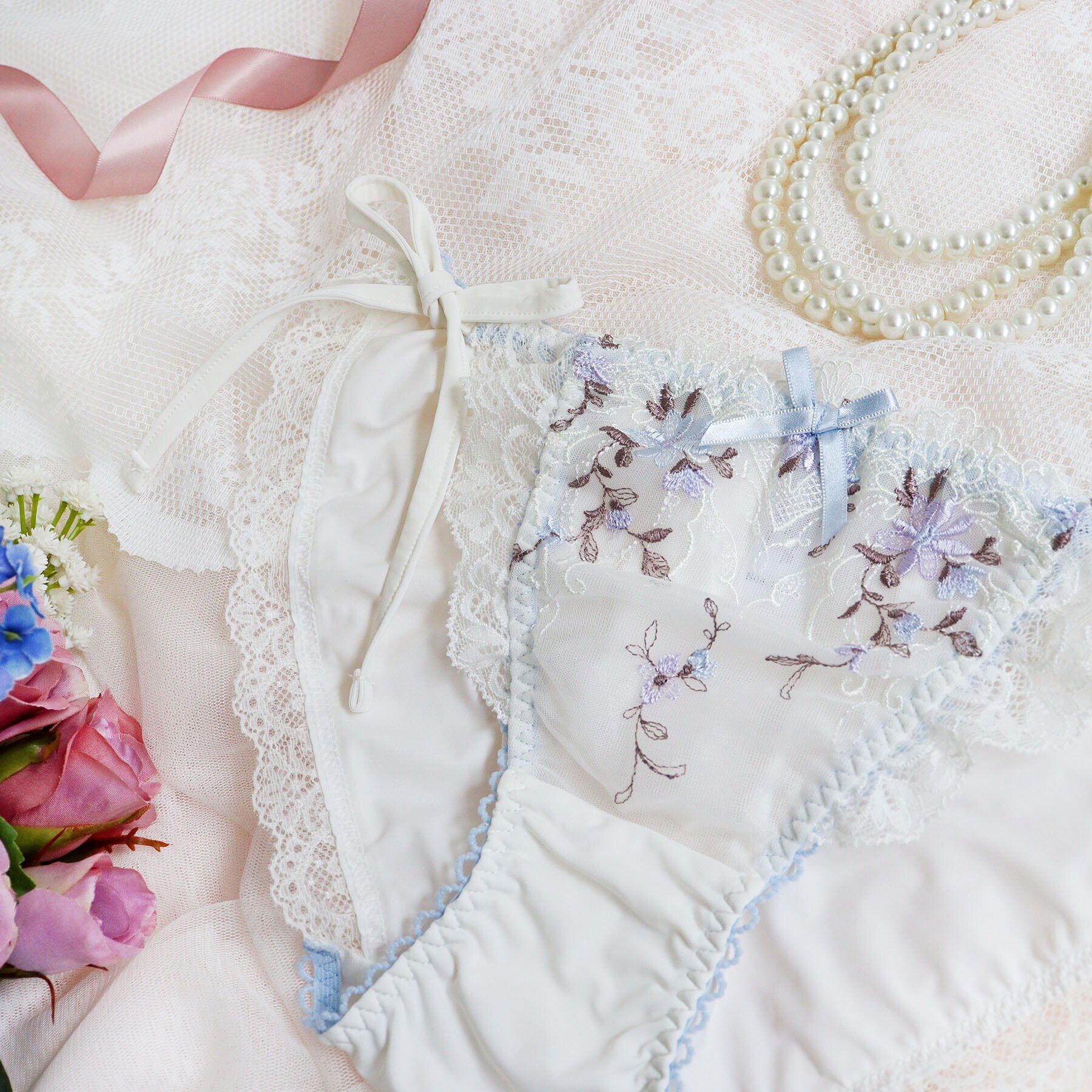 Risa Magli「フィオナ リボンショーツ」|インナー|