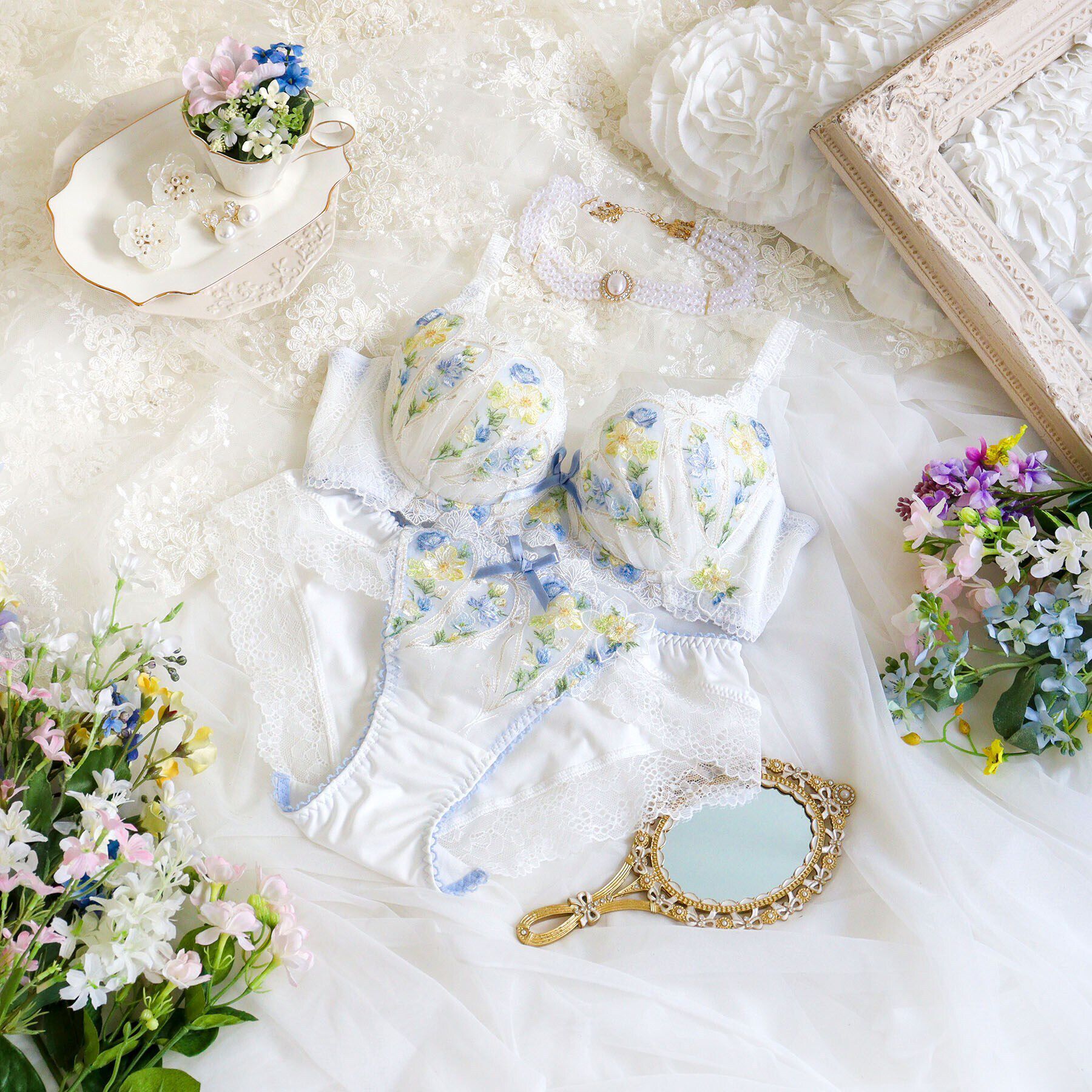 Risa Magli「フロリタ ノーマルショーツ」|インナー|