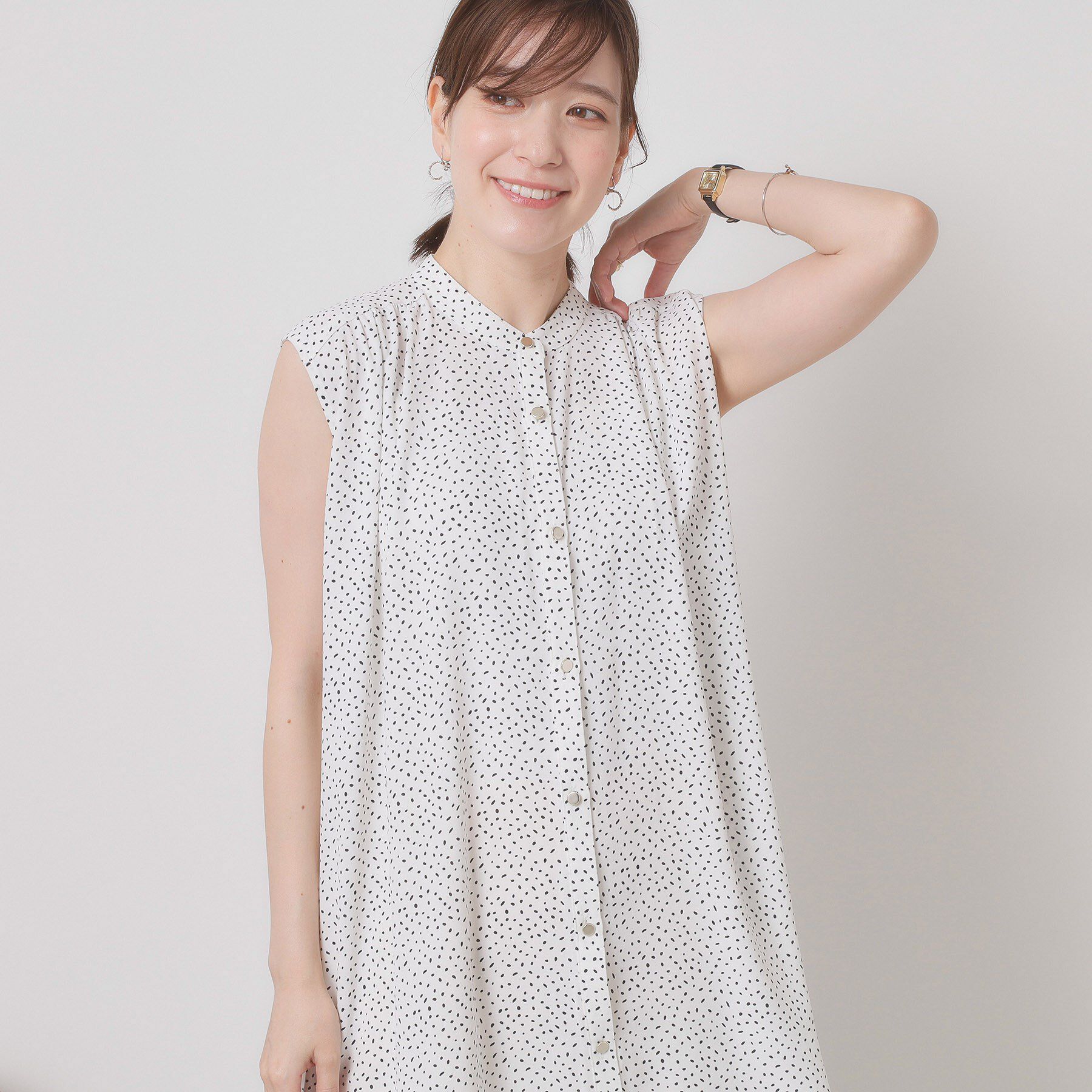 ITS&rsquo;DEMO「【接触冷感／手洗い可】前開きワンピース」|ワンピース|