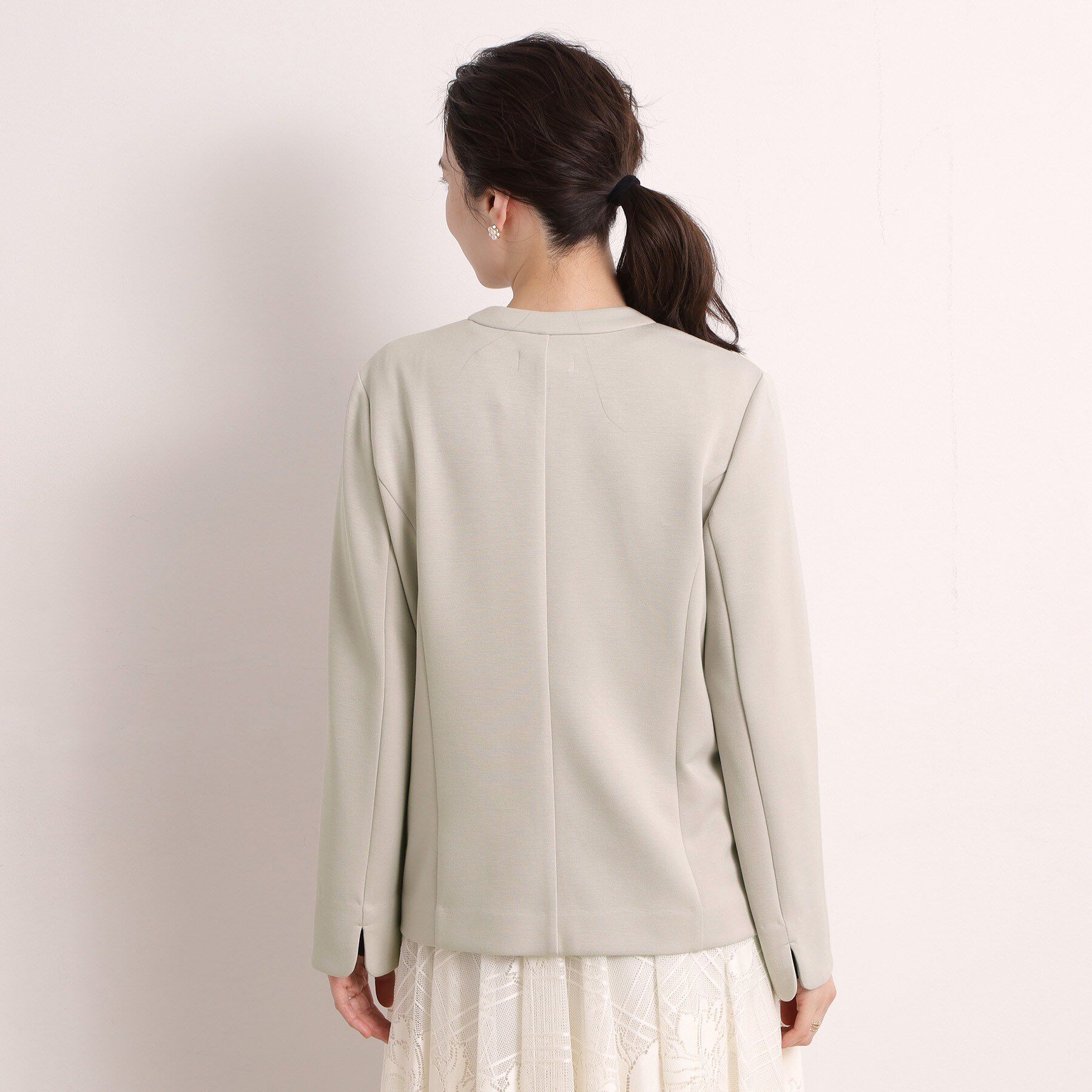 ITS&rsquo;DEMO「【入卒／洗濯機OK／セットアップ可】ダンボールノーカラージャケット」|ノーカラージャケット|