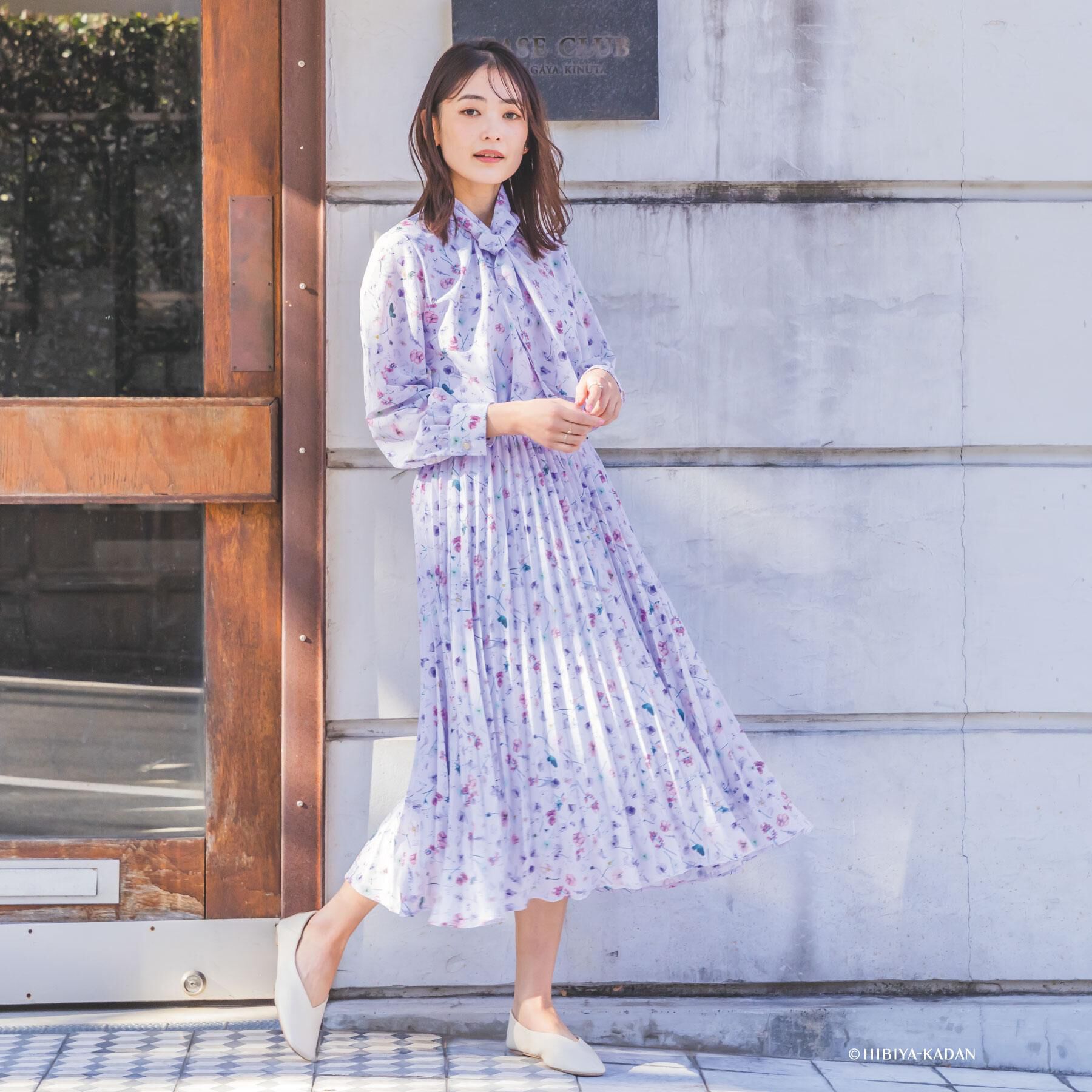 ITS&rsquo;DEMO「【ITS&rsquo;DEMO &times; HIBIYA－KADAN】楊柳ボウタイブラウス」|シャツ・ブラウス|