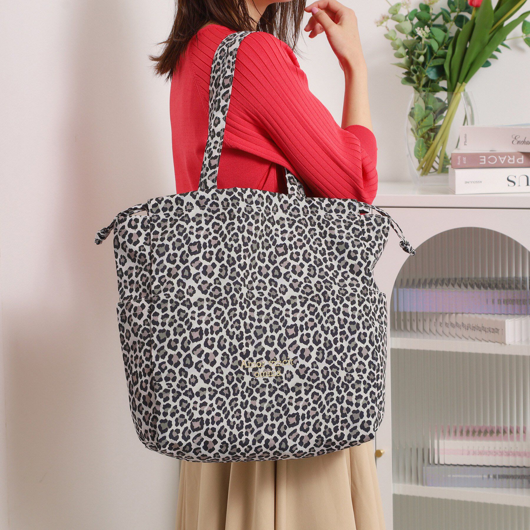 ITS&rsquo;DEMO「【A4対応】ラタプリントトート」|トートバッグ|ブラウン(143)