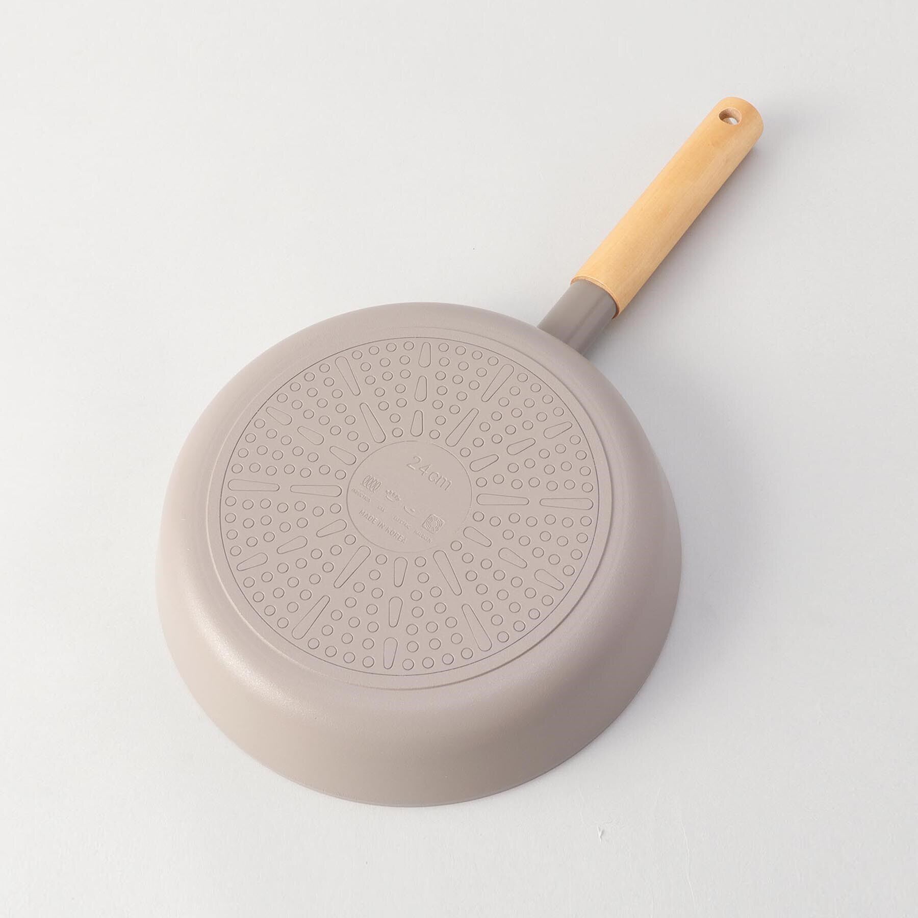 212 KITCHEN STORE「チタン＆ダイヤモンドＷコーティング フライパン24cm GY ＜TI：DA ティーダ＞」|食器・キッチングッズ|