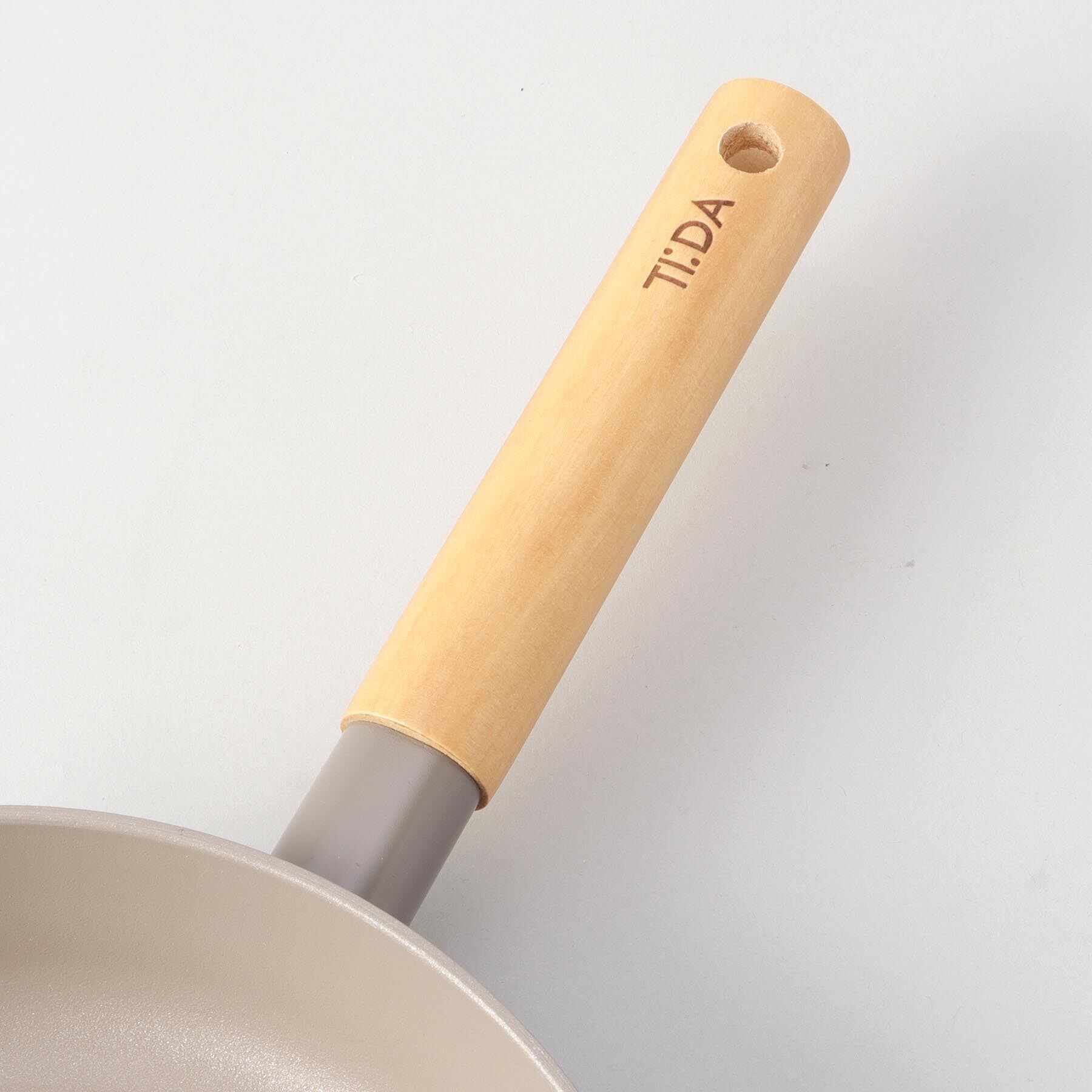 212 KITCHEN STORE「チタン＆ダイヤモンドＷコーティング フライパン24cm GY ＜TI：DA ティーダ＞」|食器・キッチングッズ|