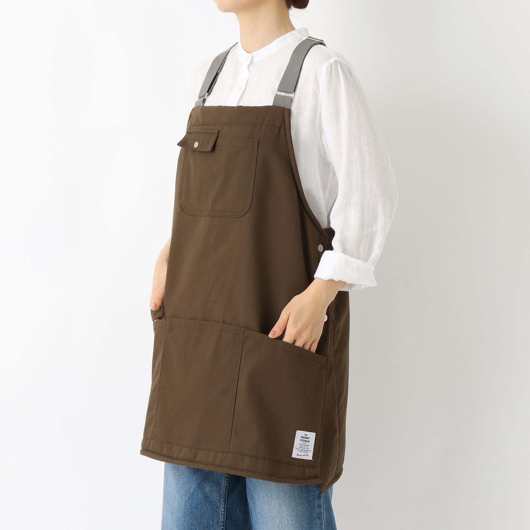 212 KITCHEN STORE「ヘンリースタジオ 裏ボアビブエプロン KH」|食器・キッチングッズ|その他