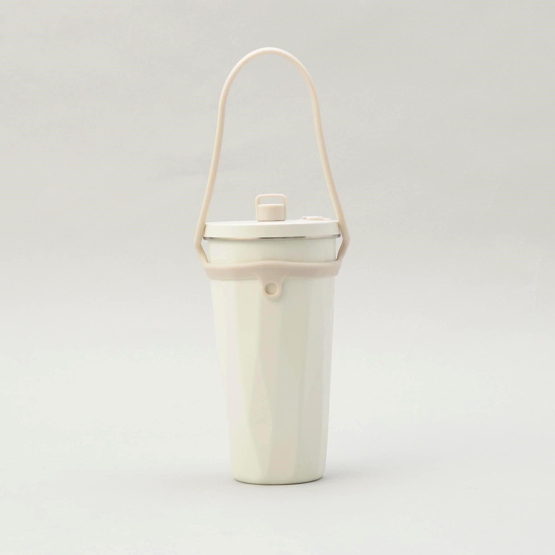 212 KITCHEN STORE「トート ストロー付2wayタンブラー470ml WH」|食器・キッチングッズ|