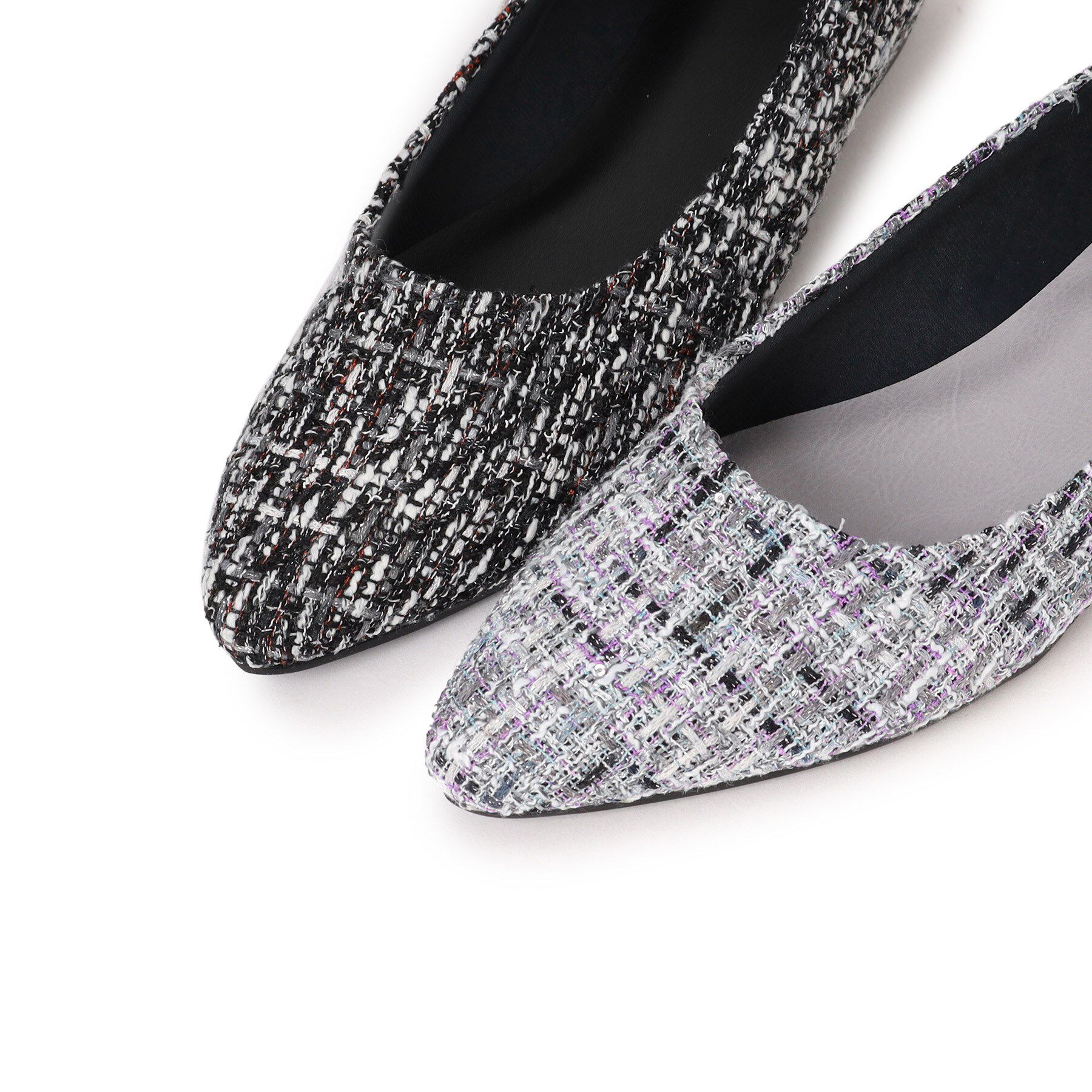 ESPERANZA「《定番》晴雨兼用クッションフラットパンプス」|パンプス|