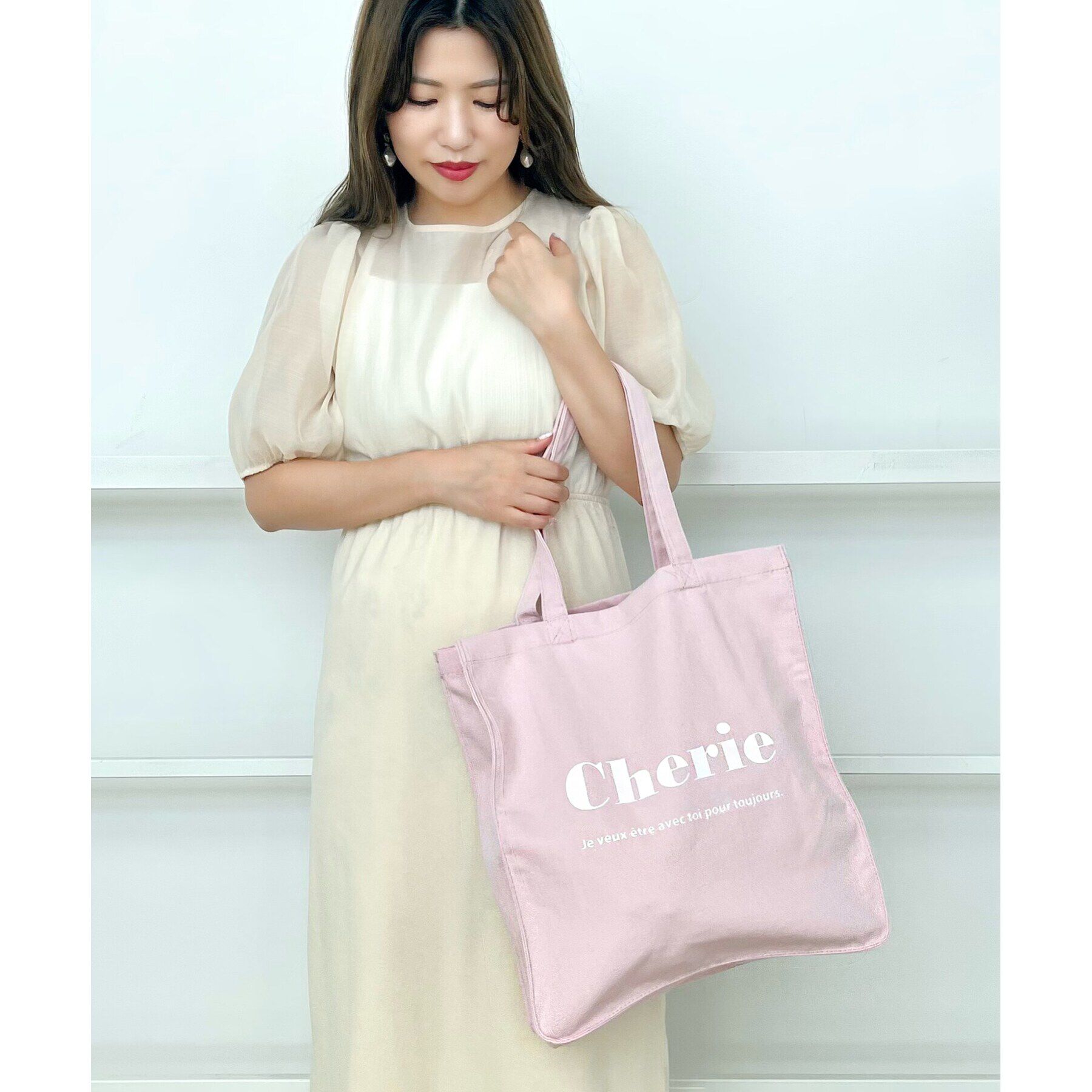 Ober Tashe「【新生活・新学期】色&times;柄全10種類 ロゴトートバッグ」|トートバッグ|