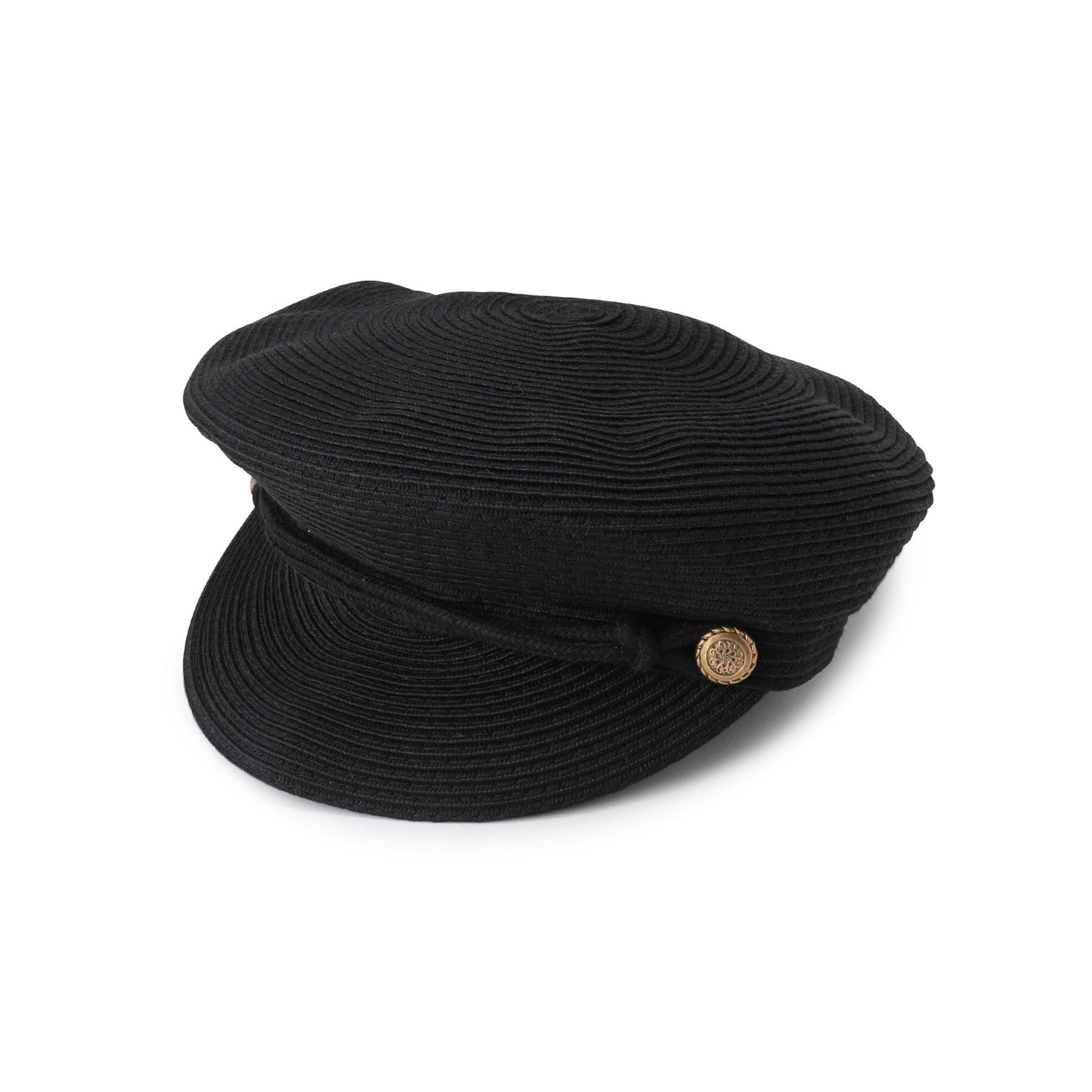 Grandedge「雑材風マリンキャスケット」|キャップ・キャスケット|ブラック(019)